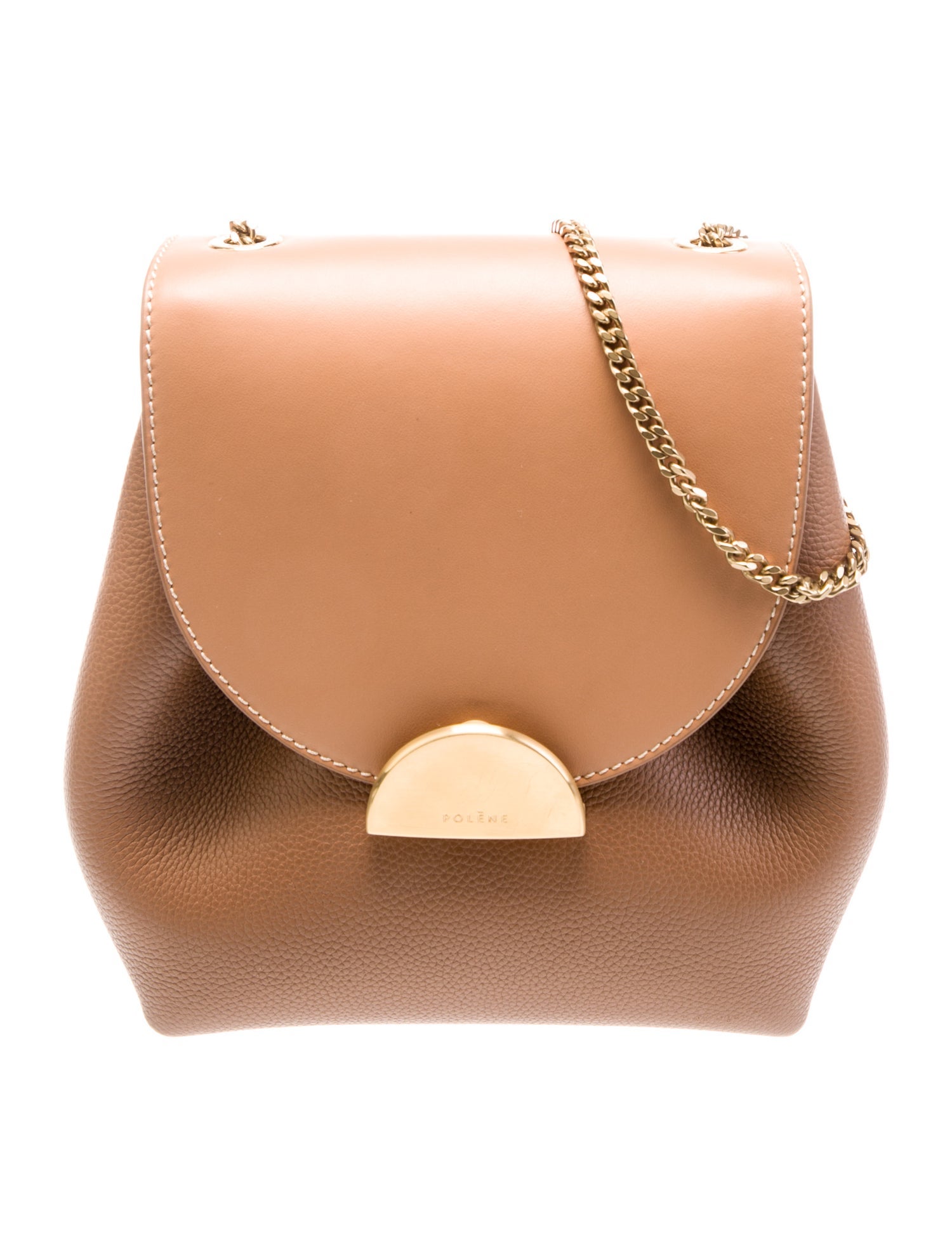 Polène Leather Crossbody Bag