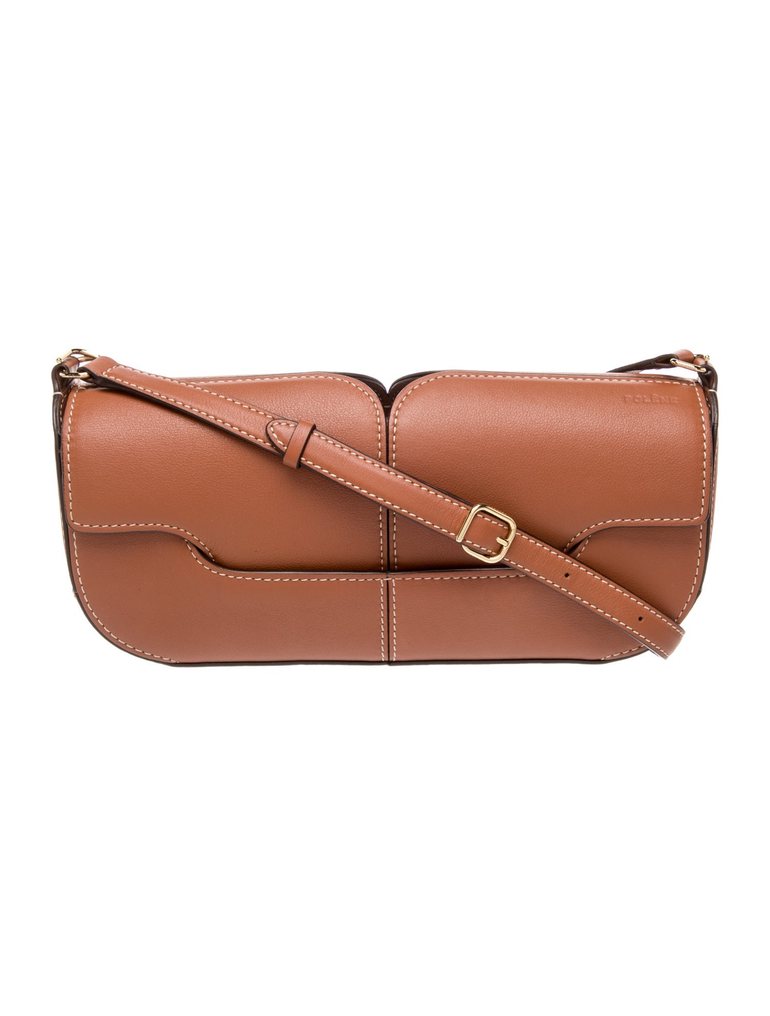 Polène Leather Shoulder Bag