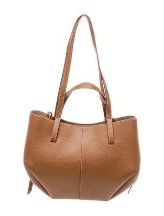 Polène Leather Top Handle Bag