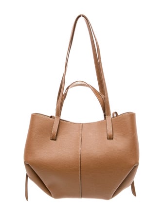 Polène Leather Top Handle Bag