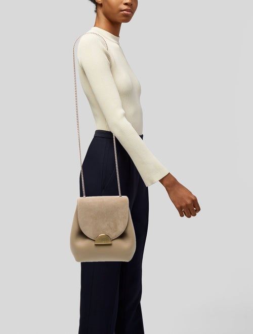 Polène Leather Crossbody Bag