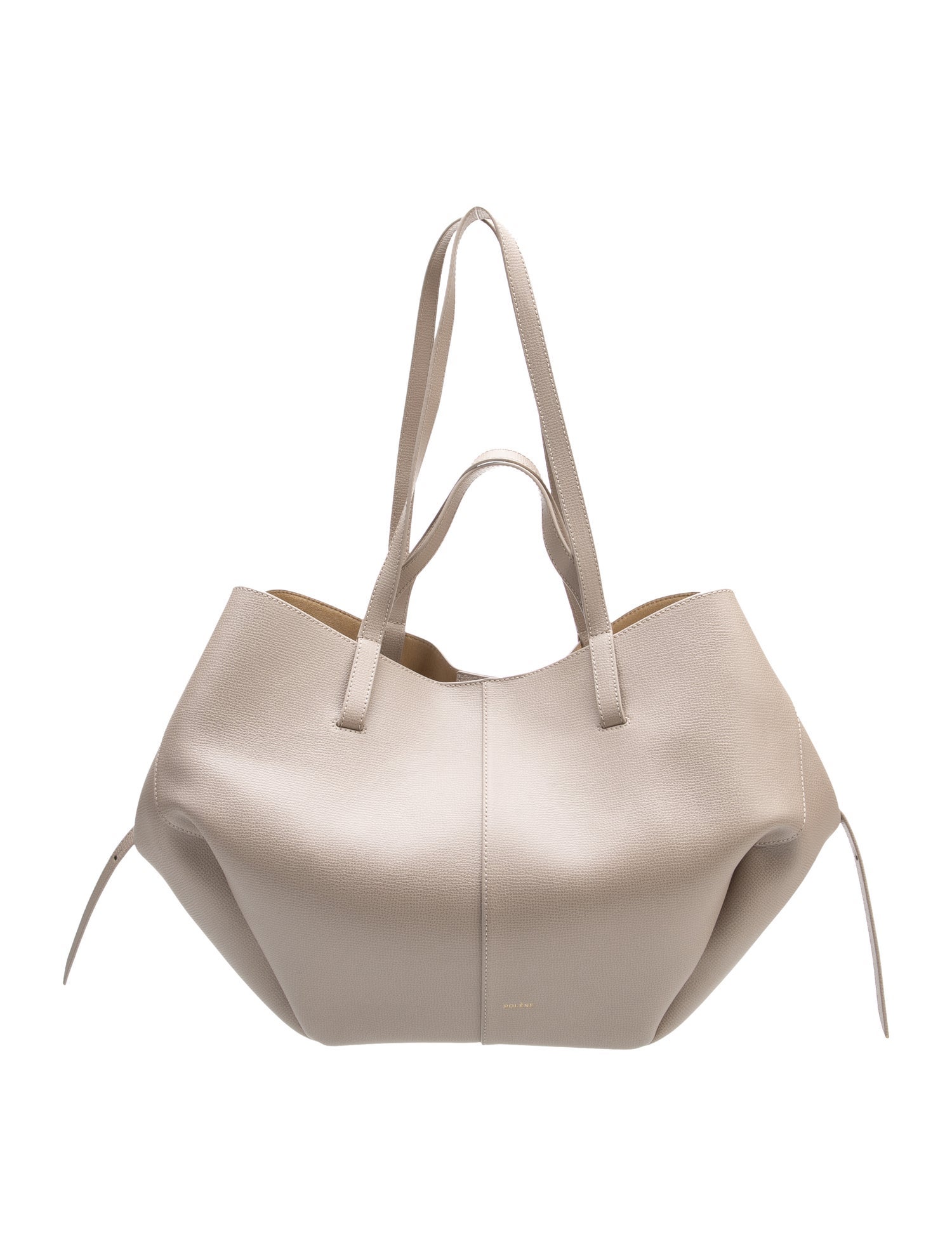 Polène Leather Top Handle Bag