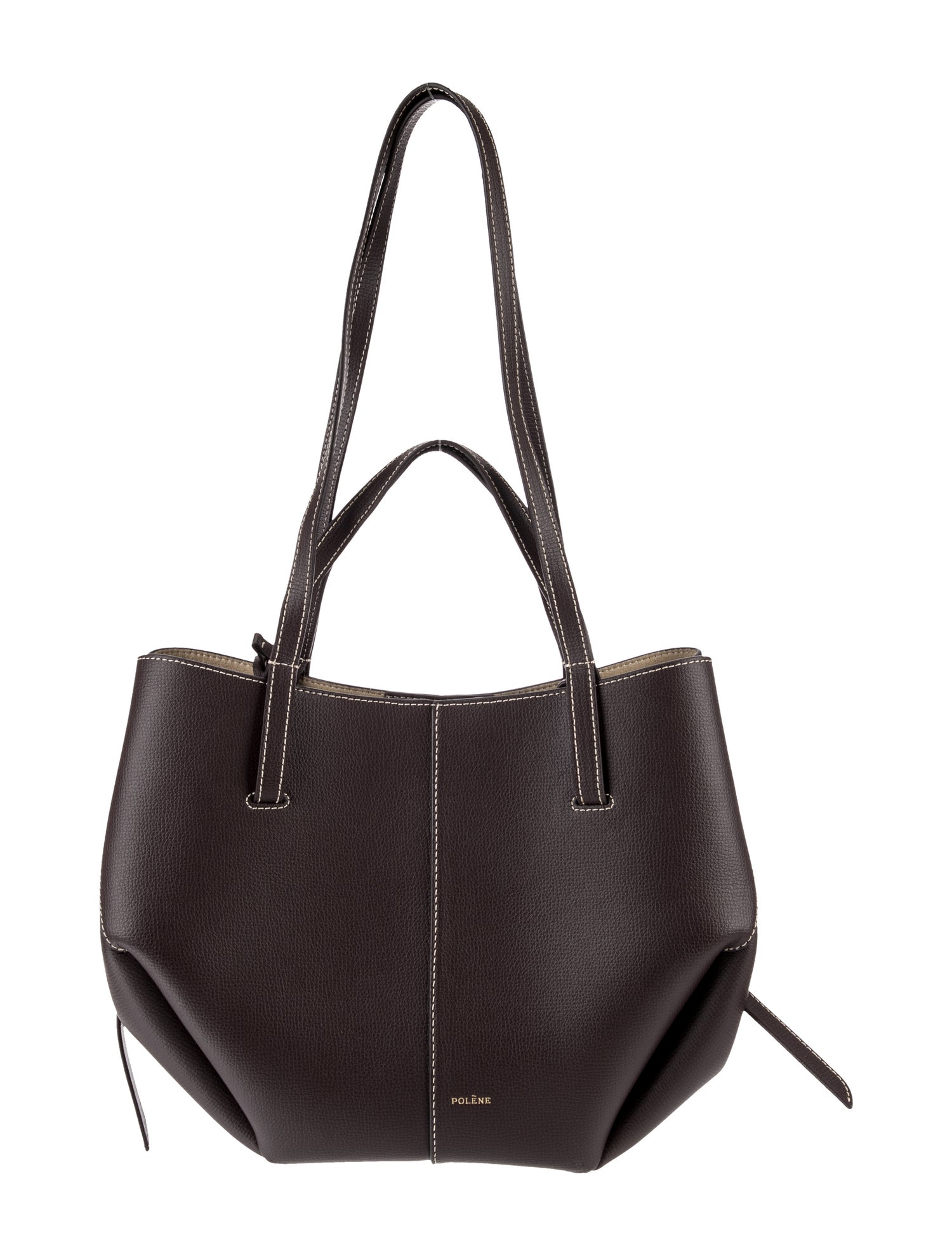 Polène Leather Shoulder Bag