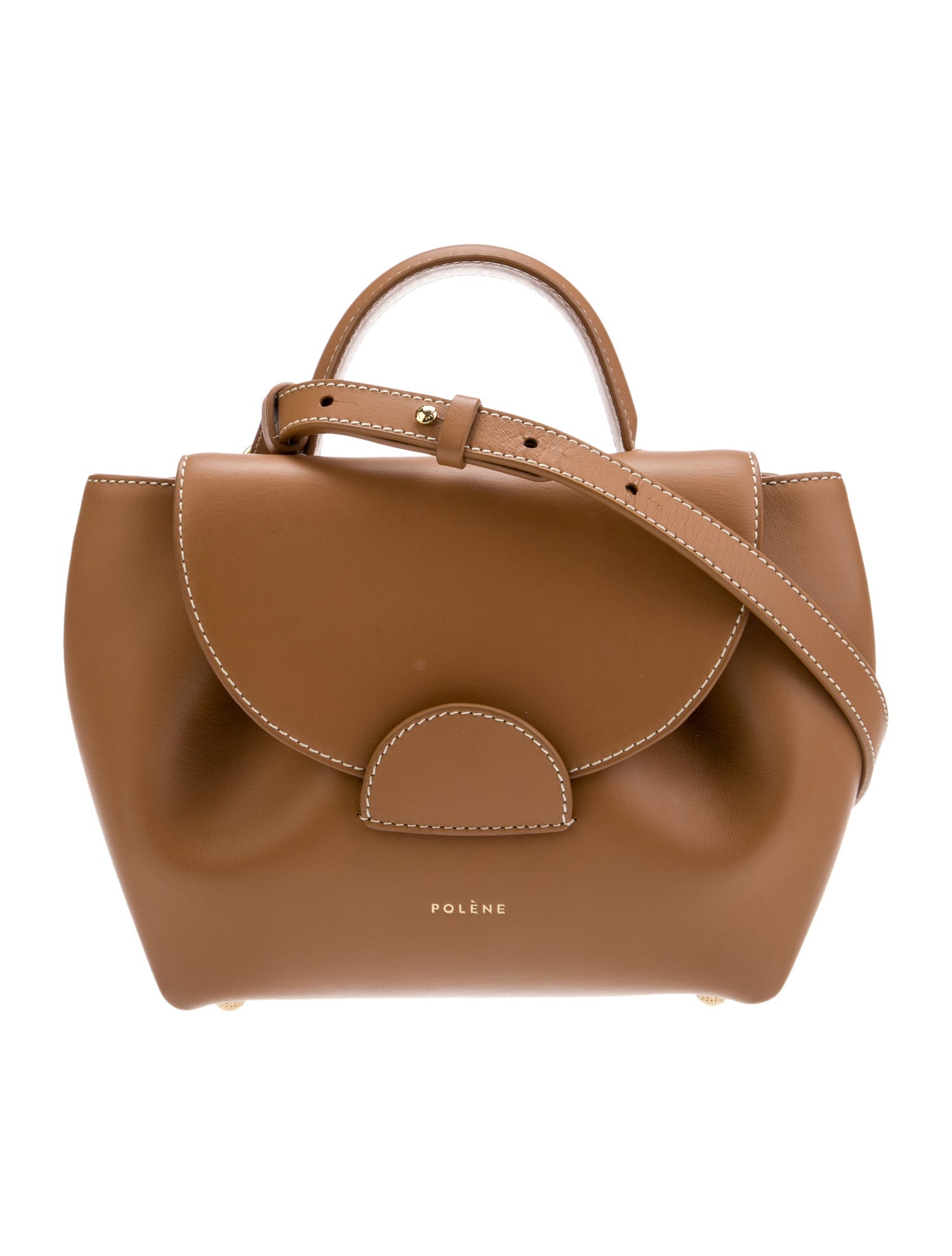 Polène Leather Crossbody Bag