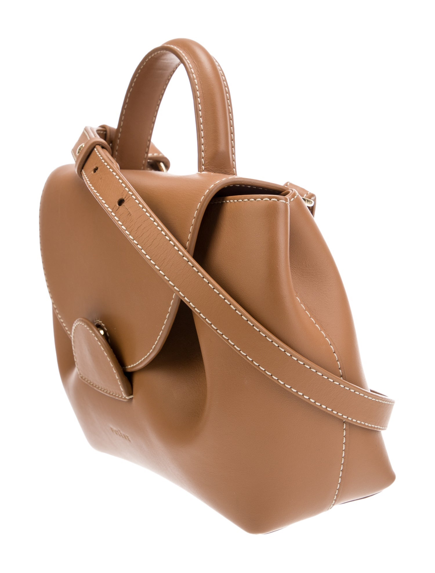 Polène Leather Crossbody Bag