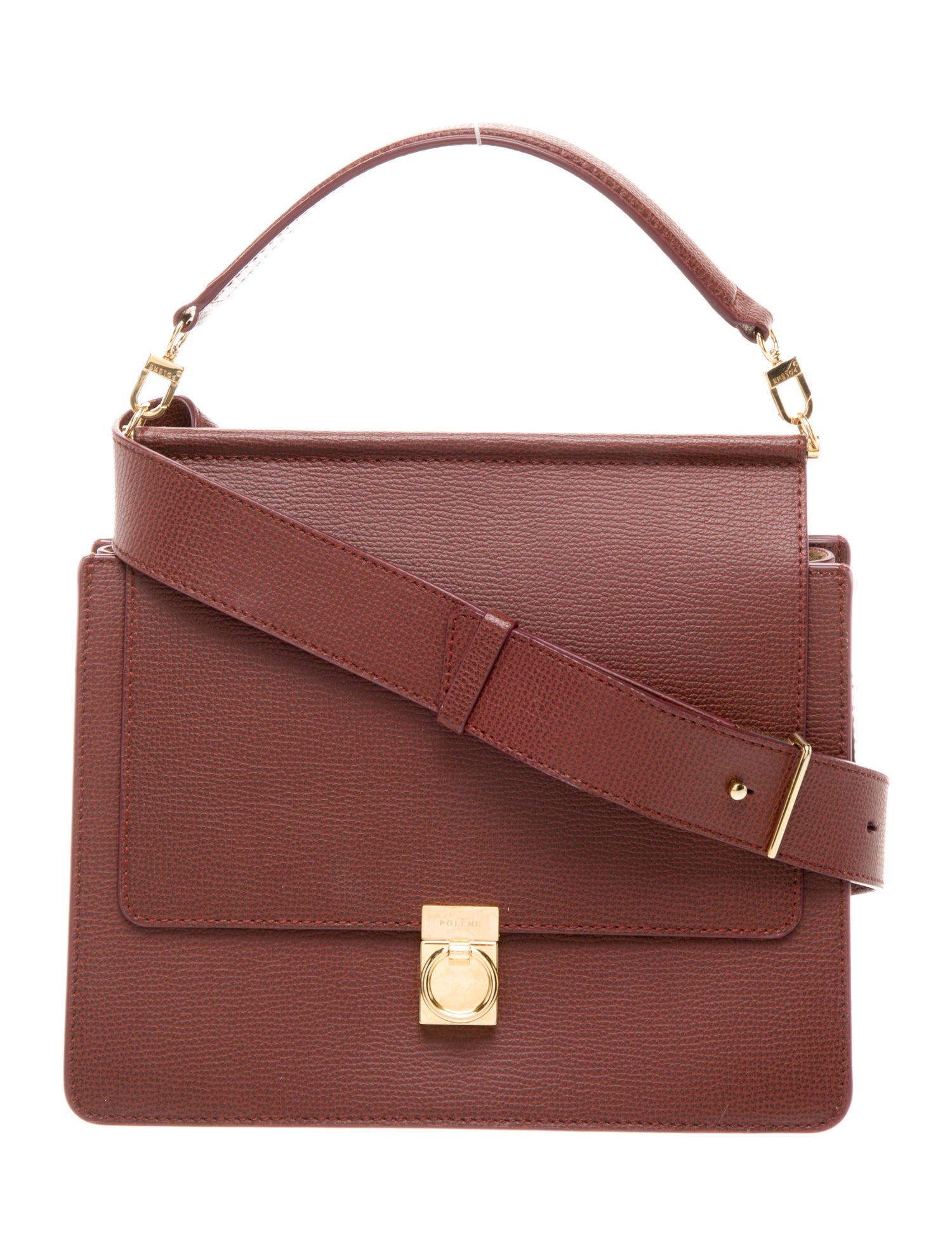 Polène Leather Crossbody Bag