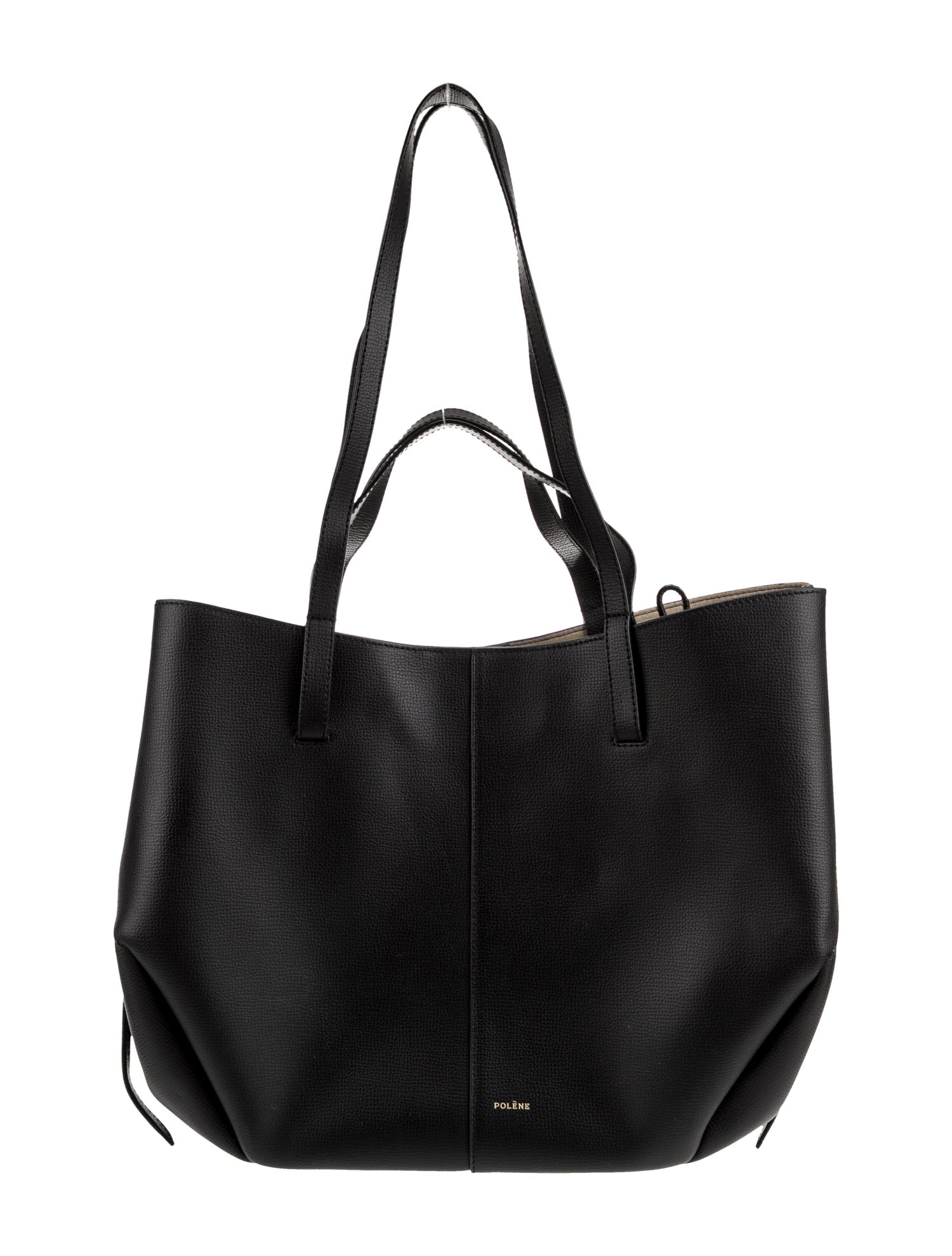 Polène Leather Top Handle Bag