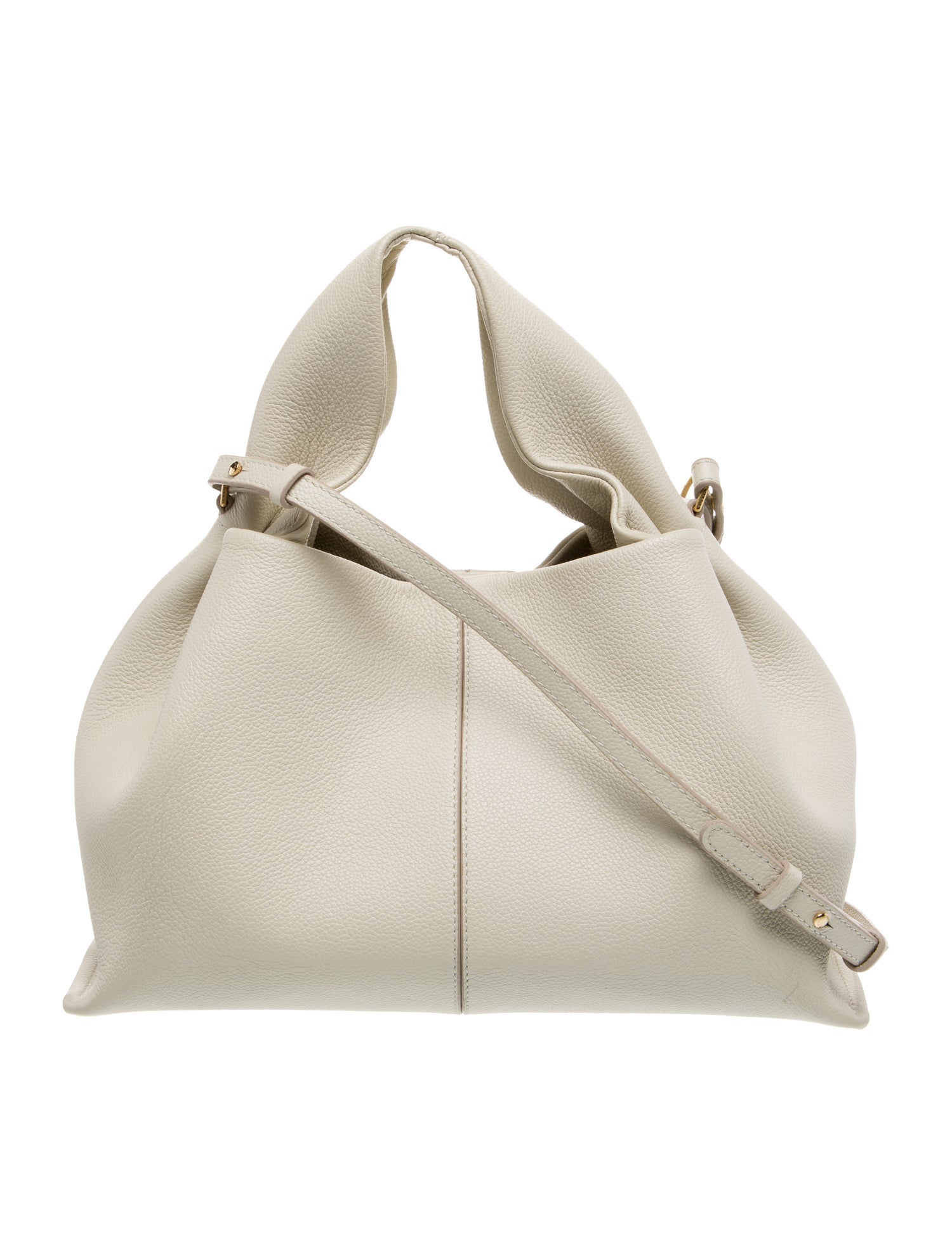 Polène Leather Top Handle Bag