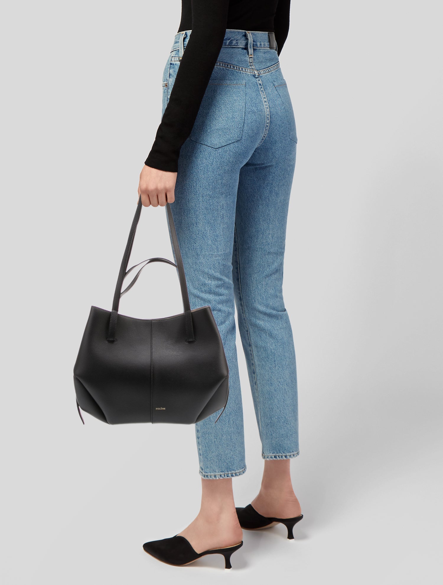Polène Leather Shoulder Bag