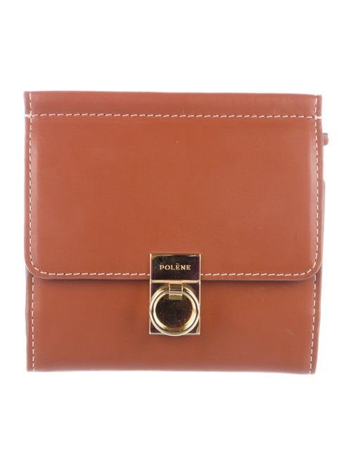 Polène Leather Trifold Wallet