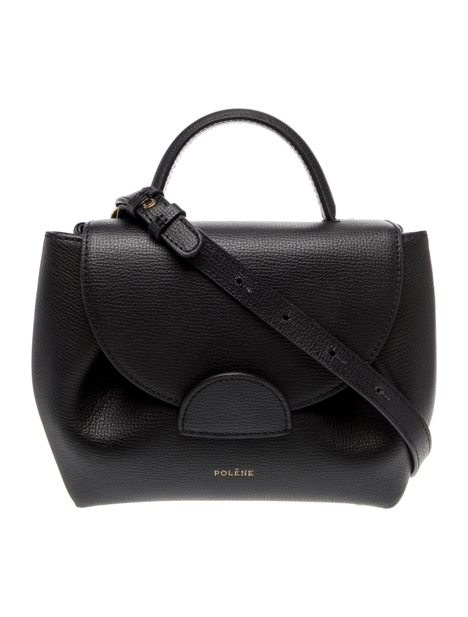 Polène Leather Crossbody Bag