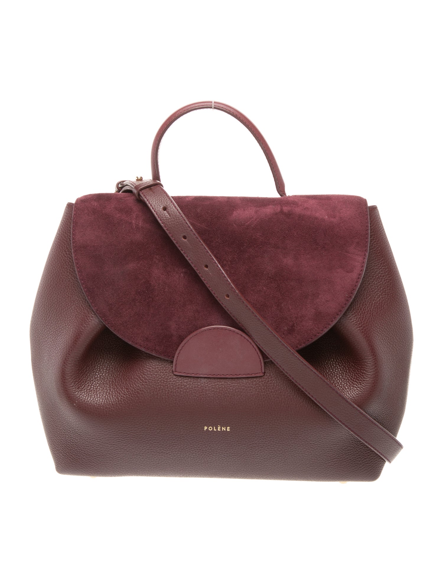 Polène Leather Shoulder Bag