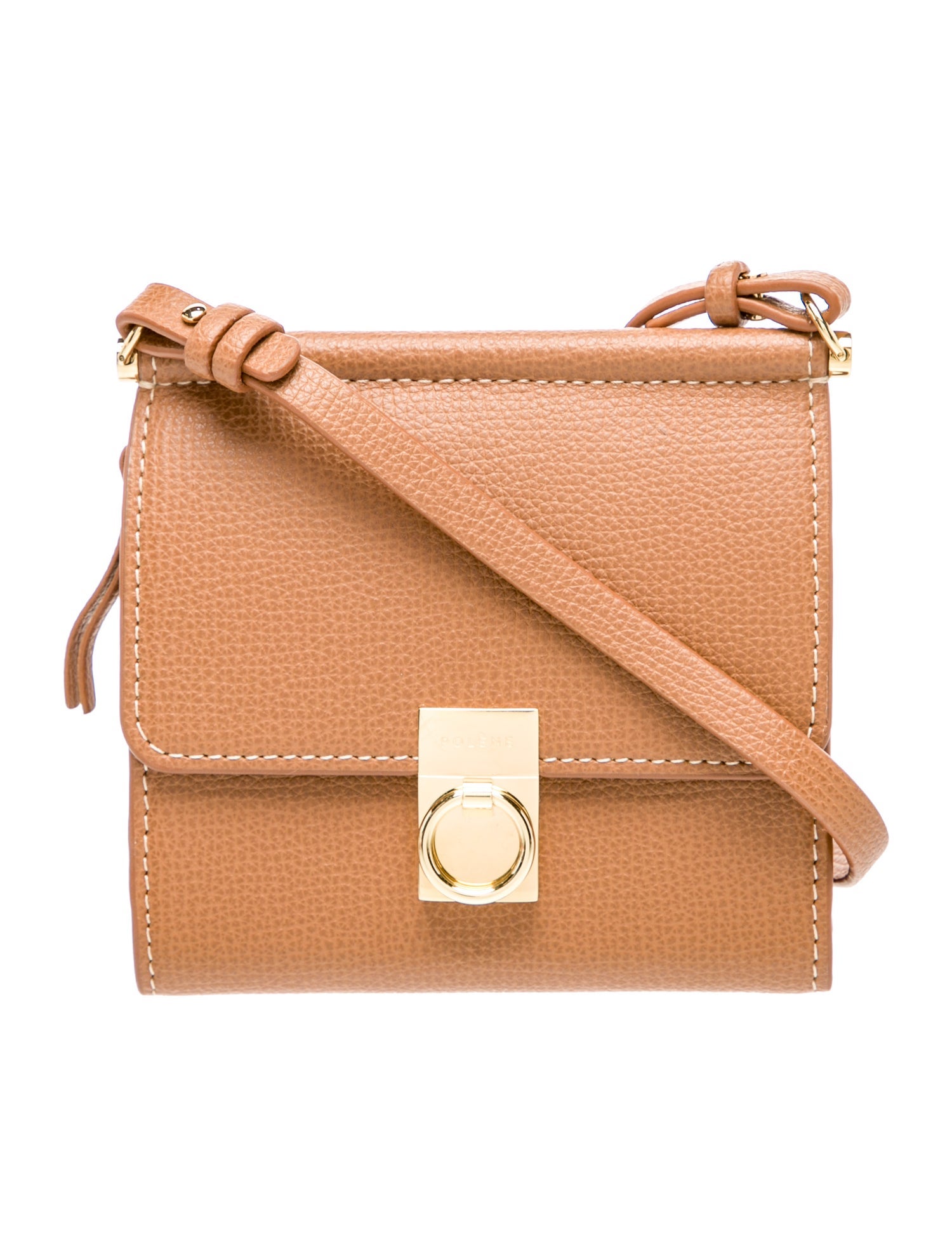 Polène Leather Crossbody Bag
