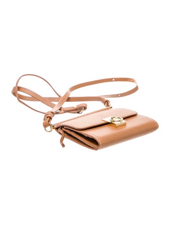 Polène Leather Crossbody Bag