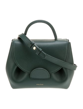 Polène Leather Top Handle Bag