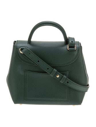 Polène Leather Top Handle Bag