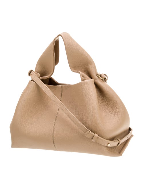 Polène Leather Top Handle Bag