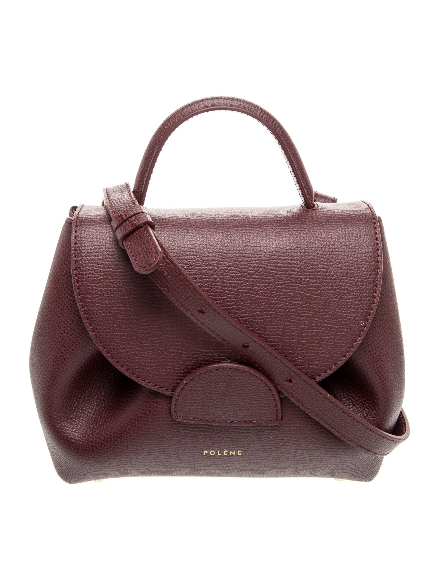 Polène Leather Shoulder Bag
