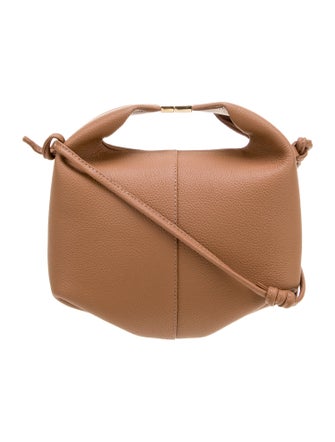 Polène Leather Top Handle Bag