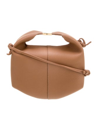 Polène Leather Top Handle Bag