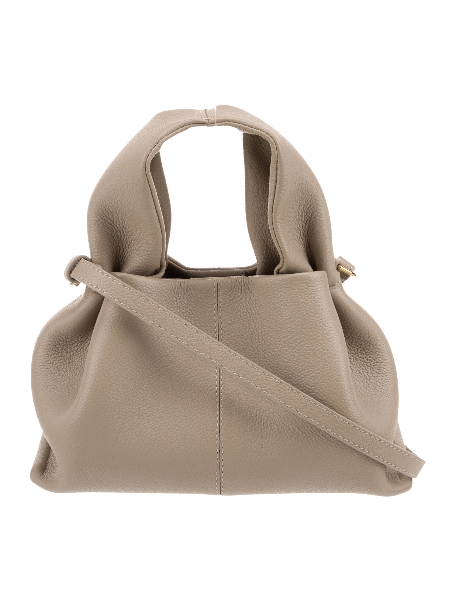 Polène Leather Shoulder Bag