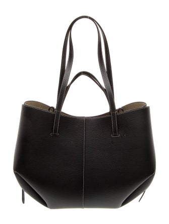 Polène Leather Top Handle Bag