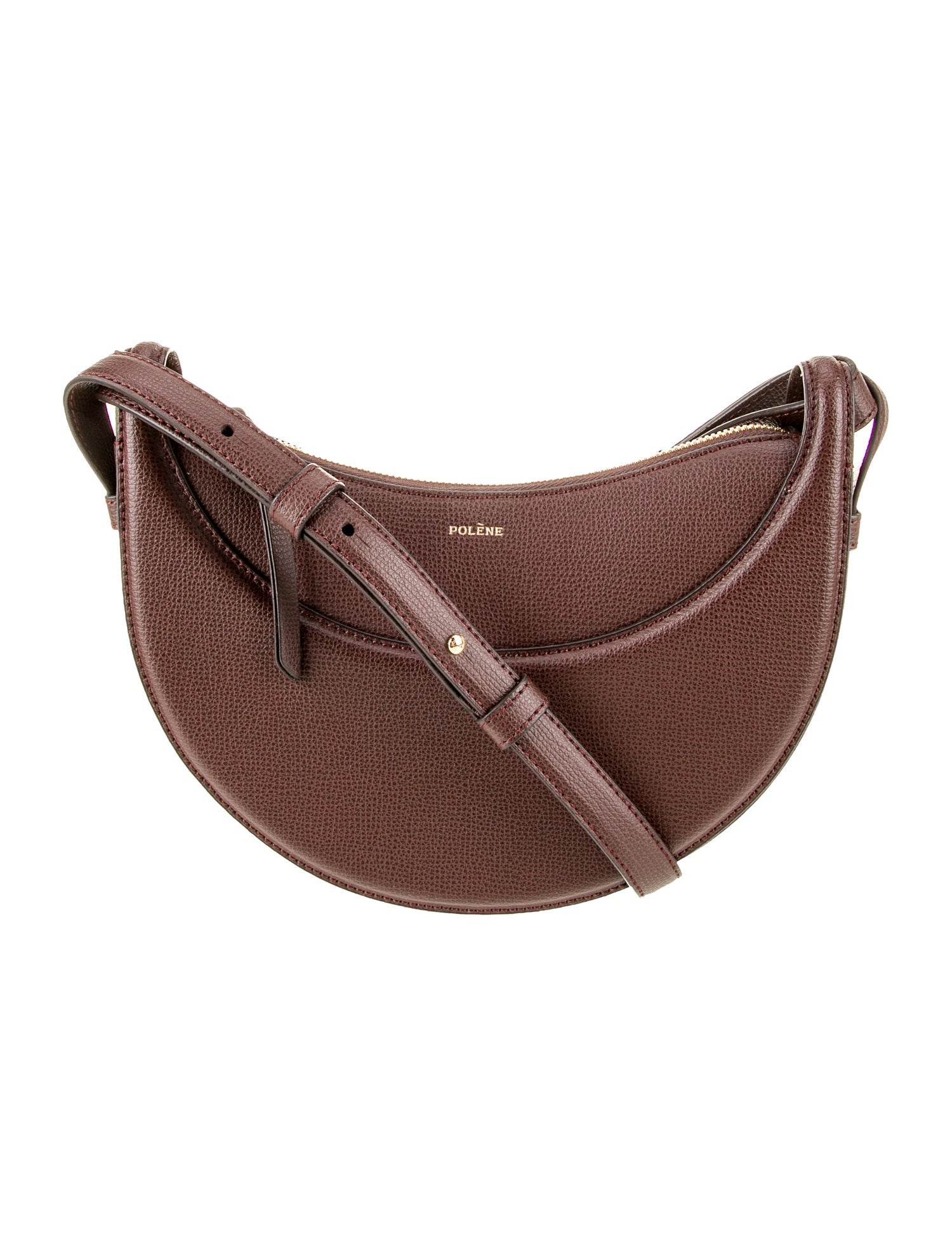 Polène Leather Messenger Bag