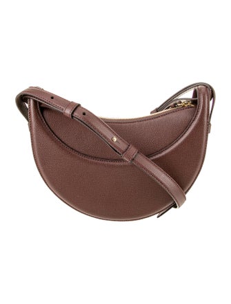 Polène Leather Messenger Bag