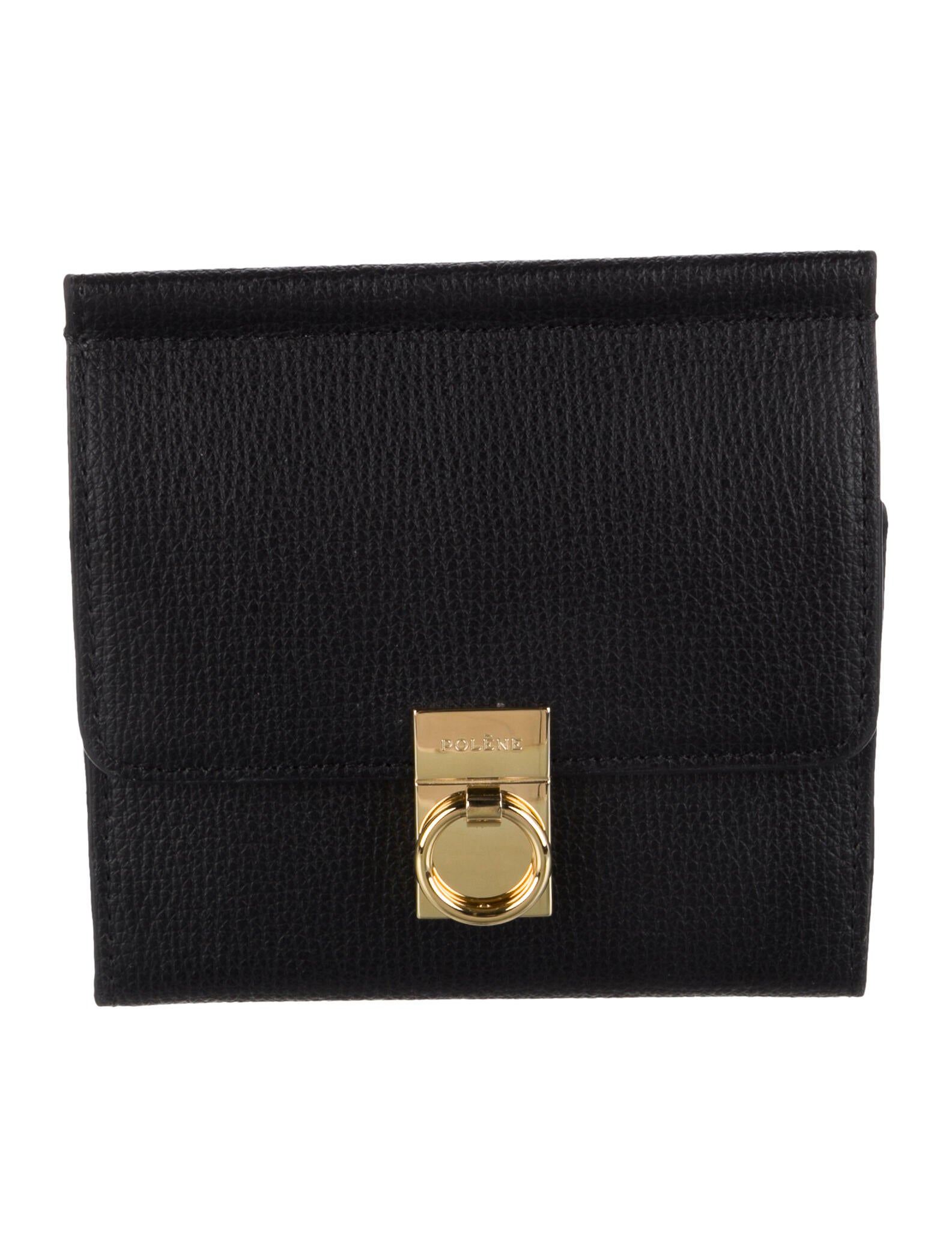 Polène Leather Bifold Wallet