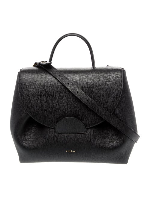 Polène Leather Top Handle Bag