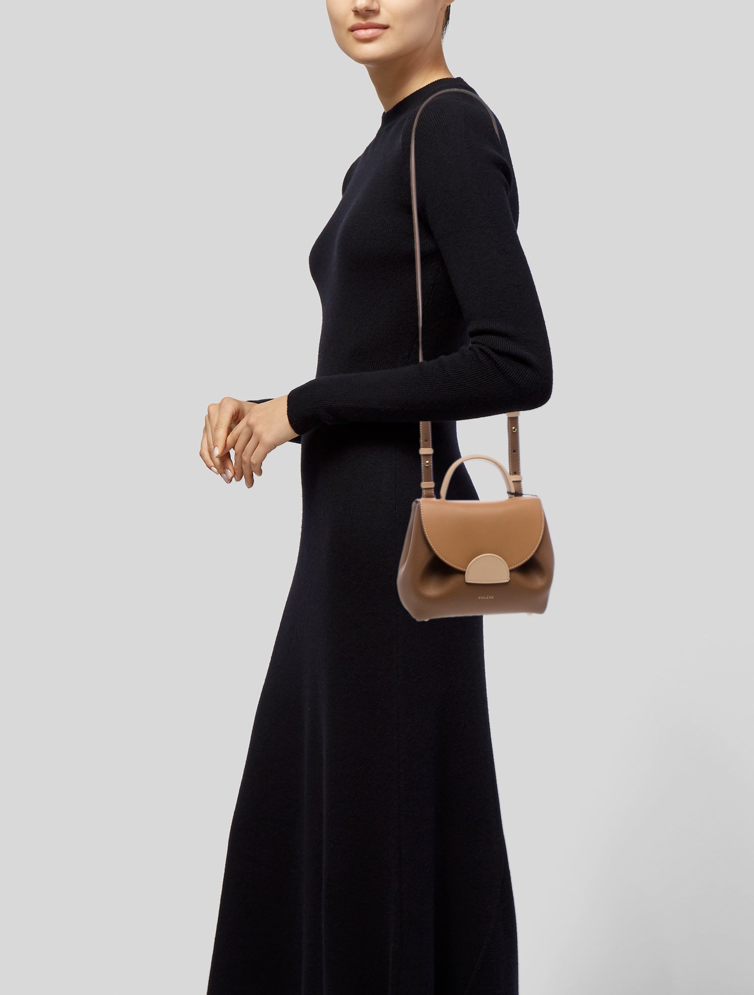 Polène Leather Shoulder Bag