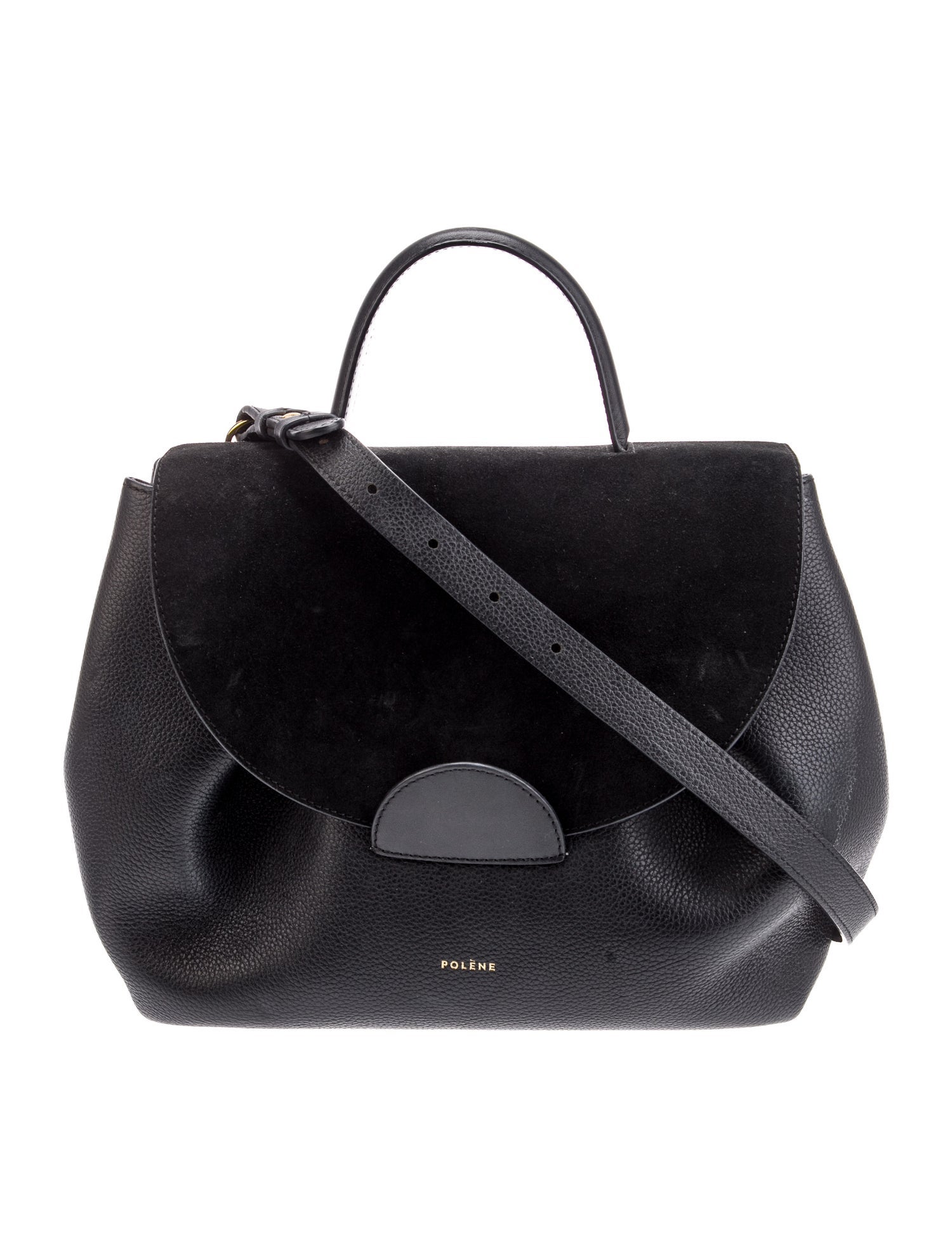 Polène Leather Shoulder Bag