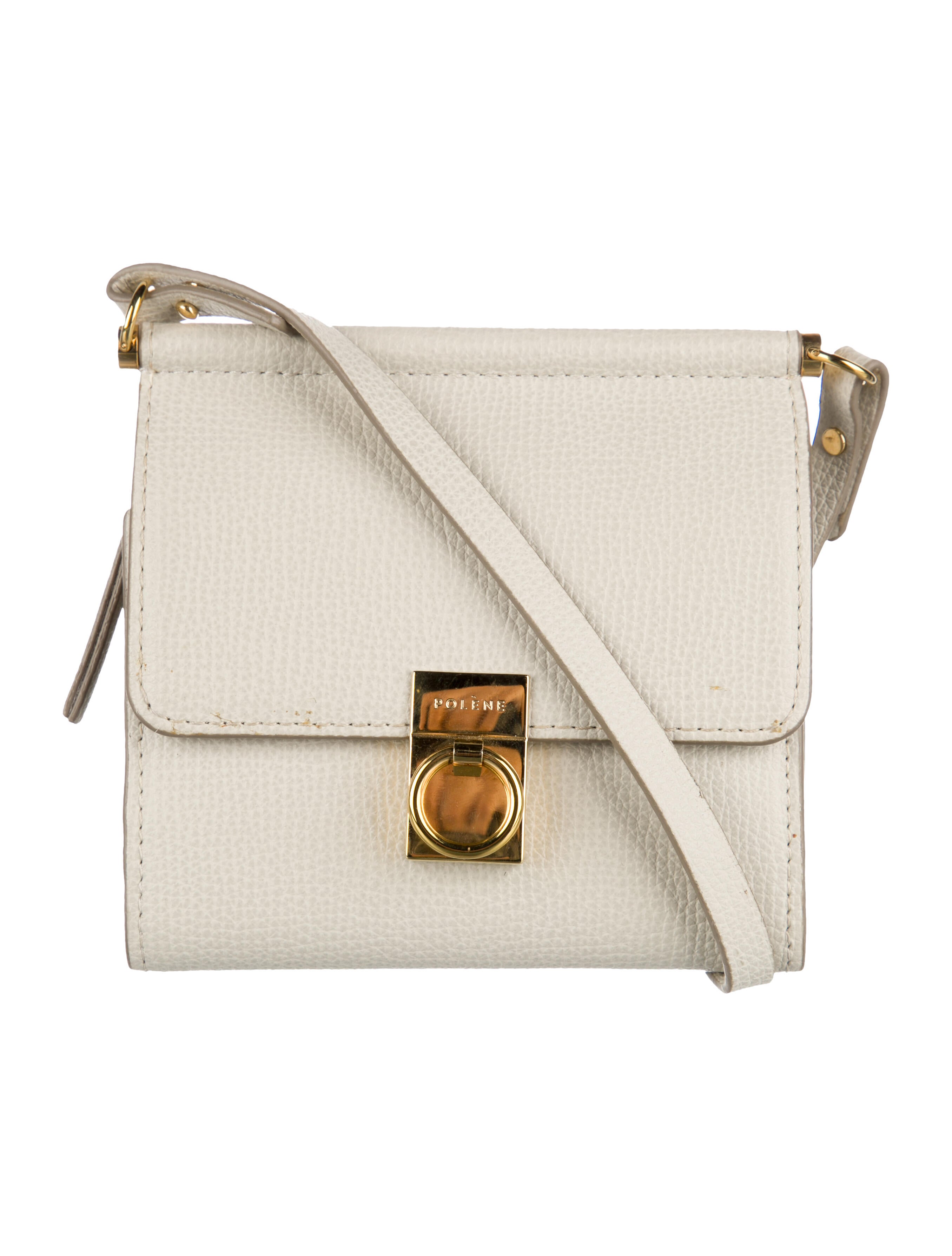 Polène Leather Crossbody Bag
