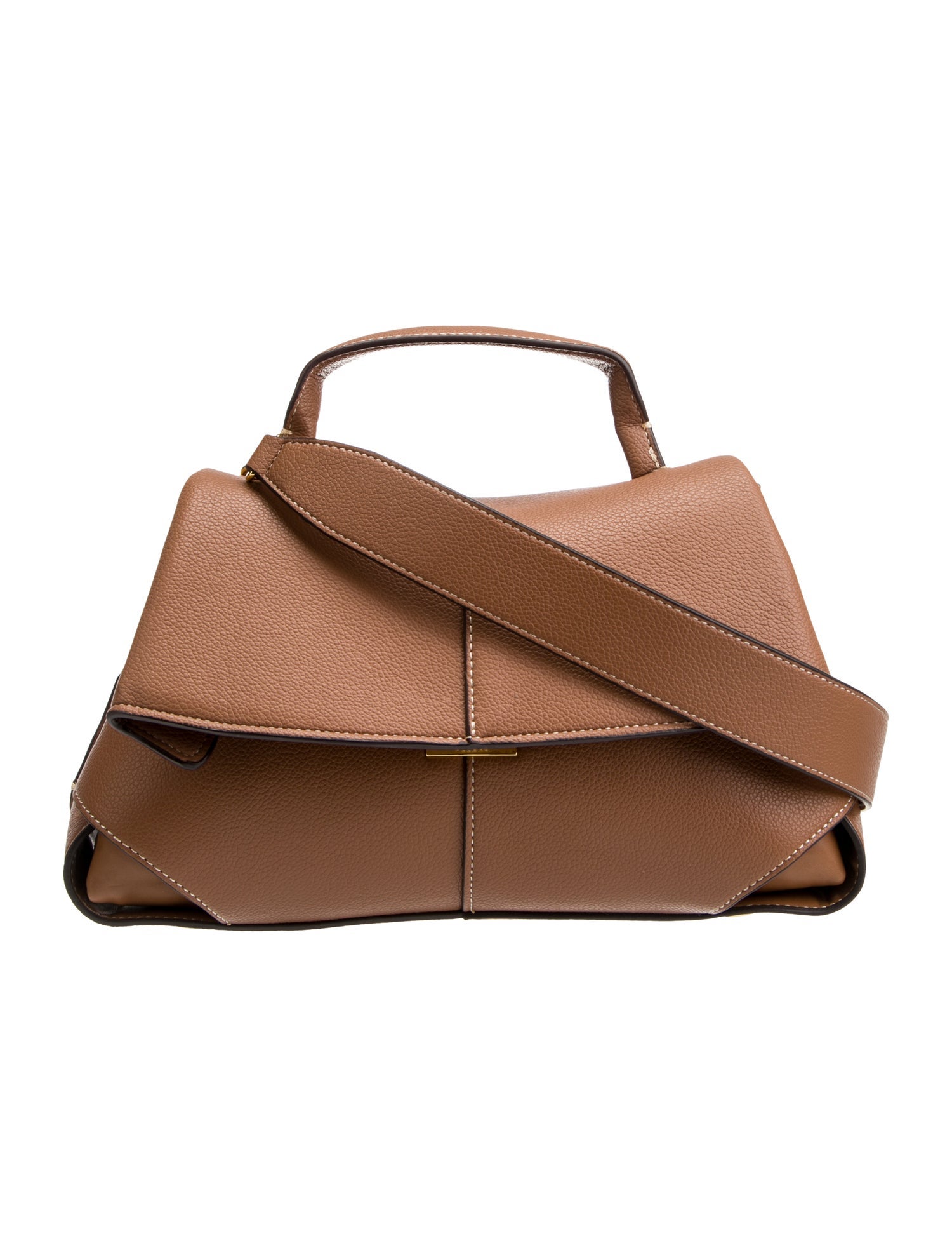Polène Leather Top Handle Bag