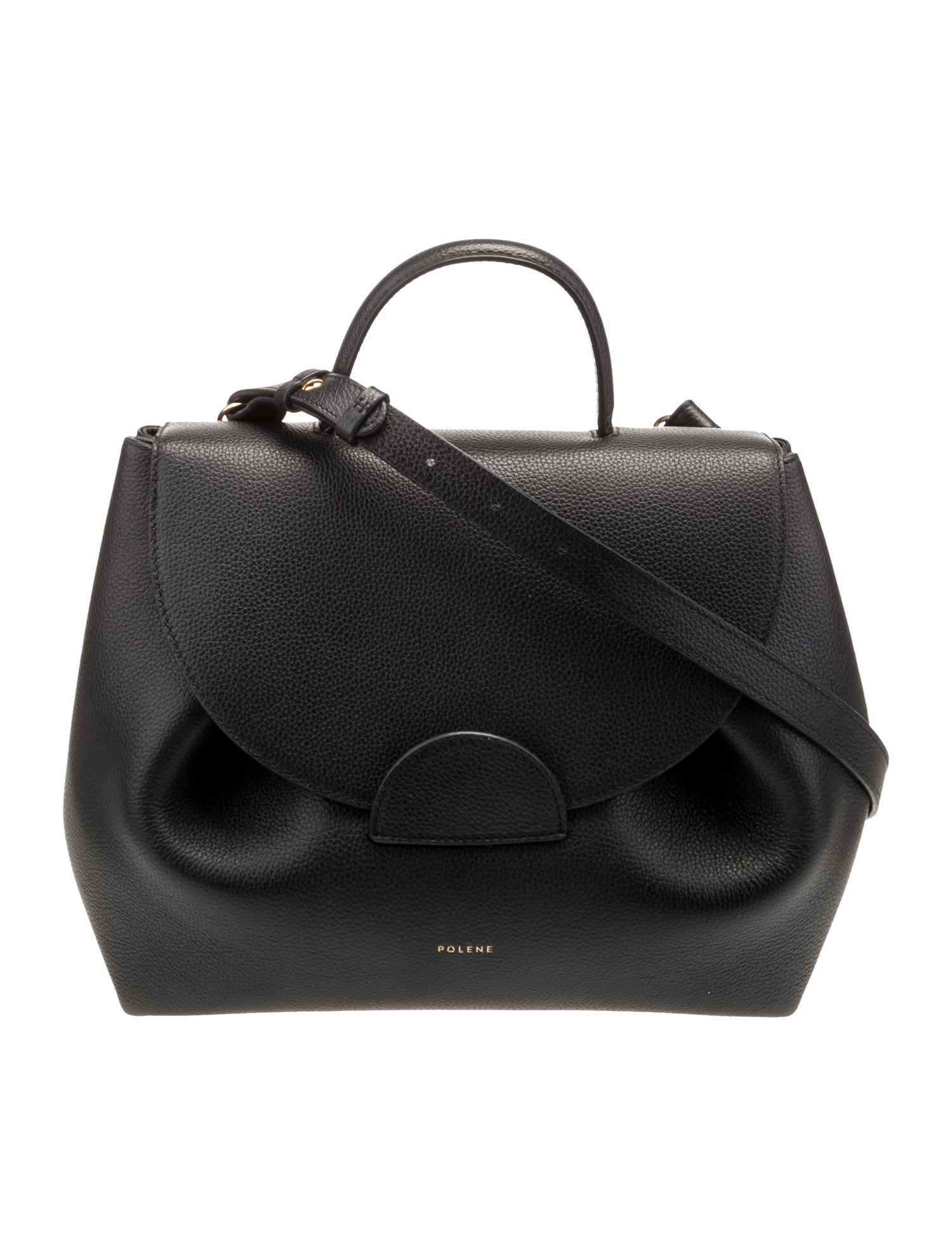 Polène Leather Shoulder Bag