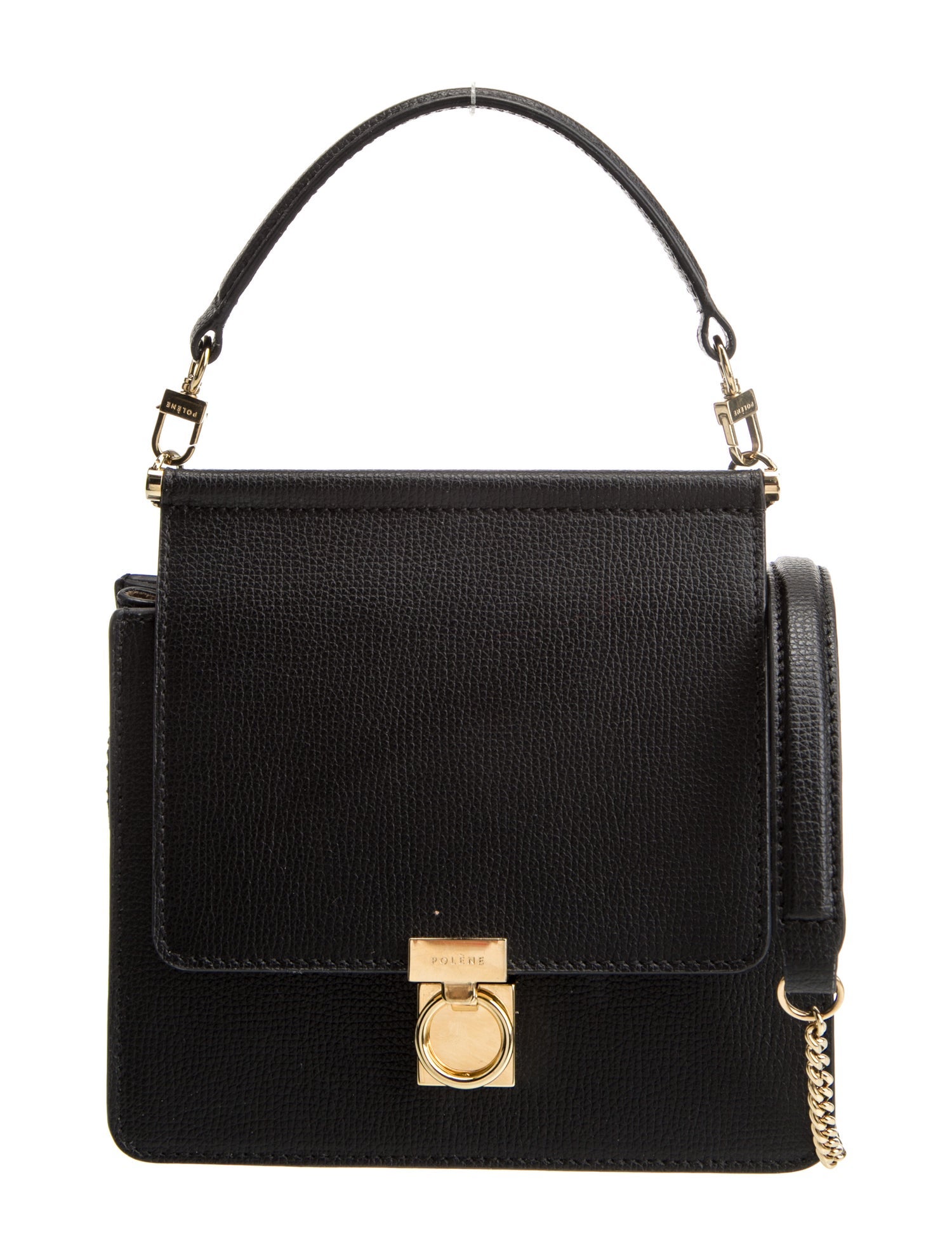 Polène Leather Shoulder Bag