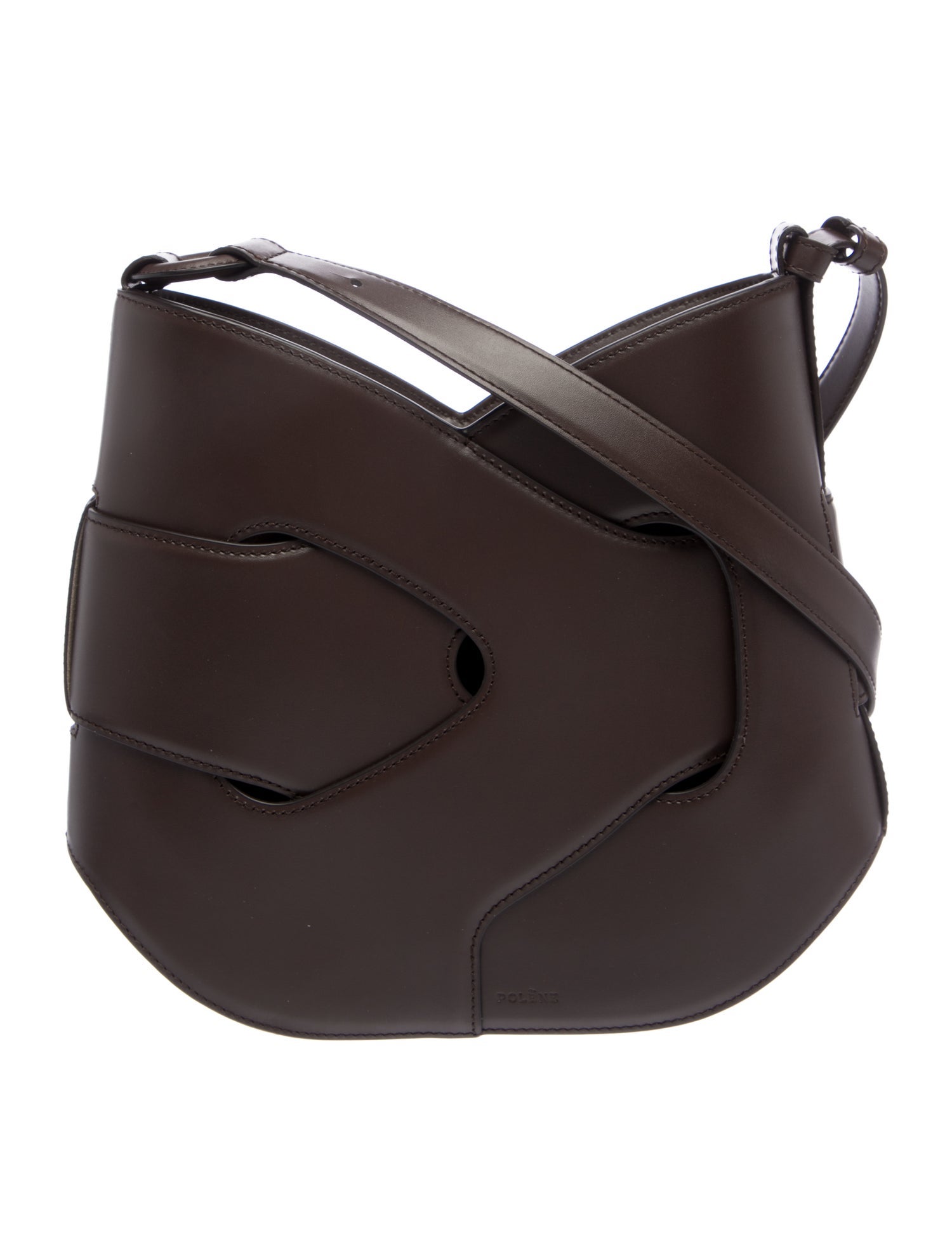 Polène Leather Shoulder Bag