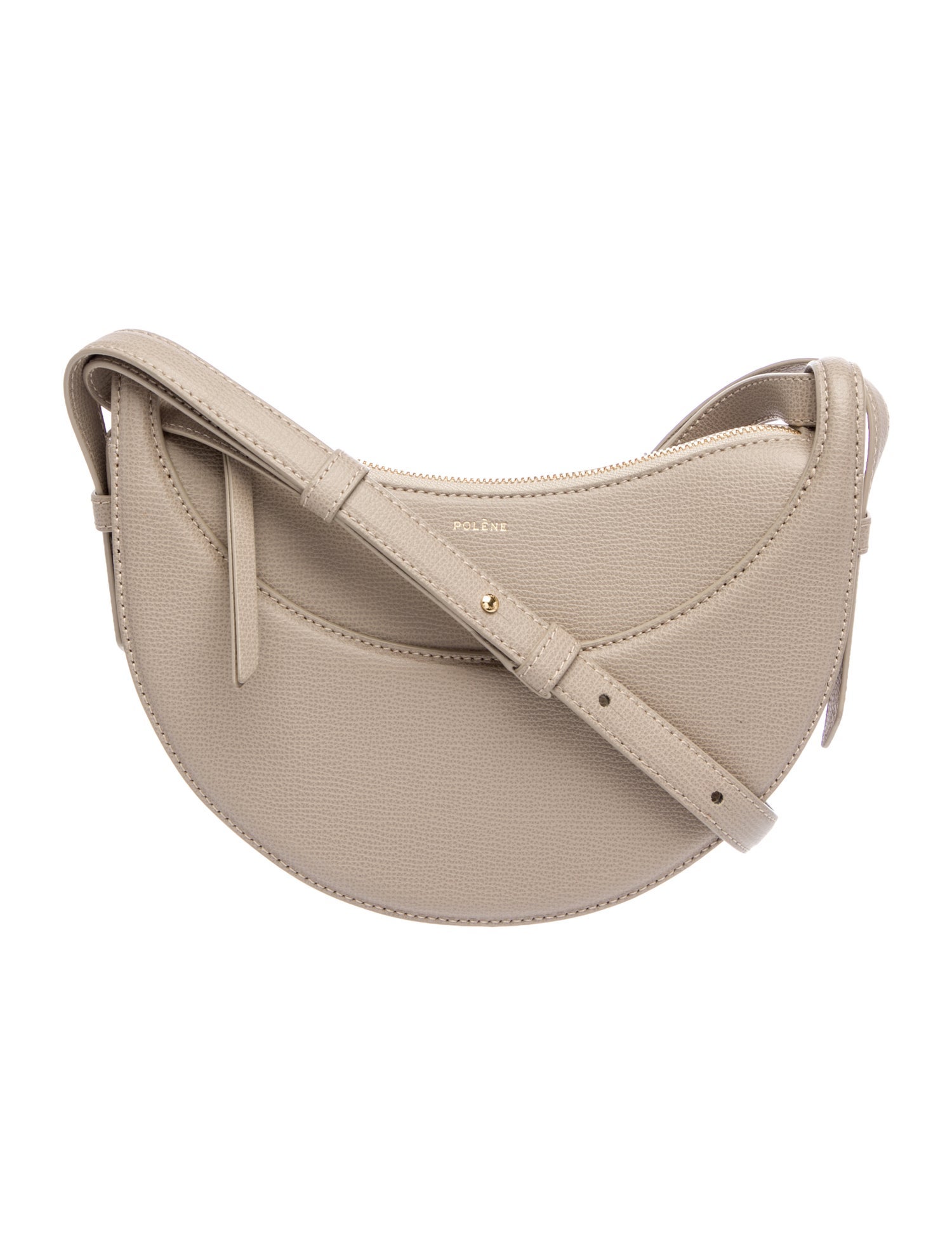 Polène Leather Messenger Bag