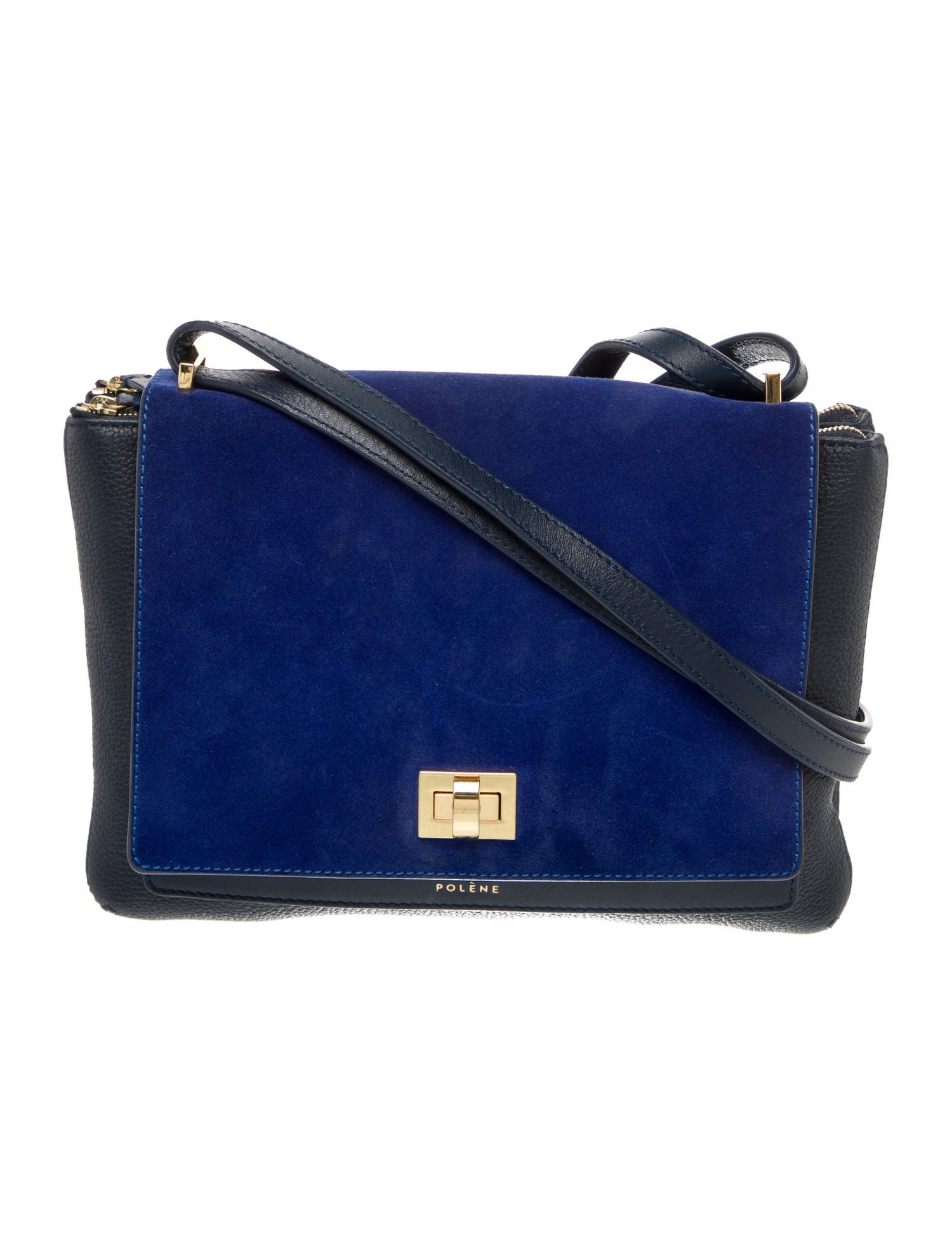 Polène Leather Crossbody Bag