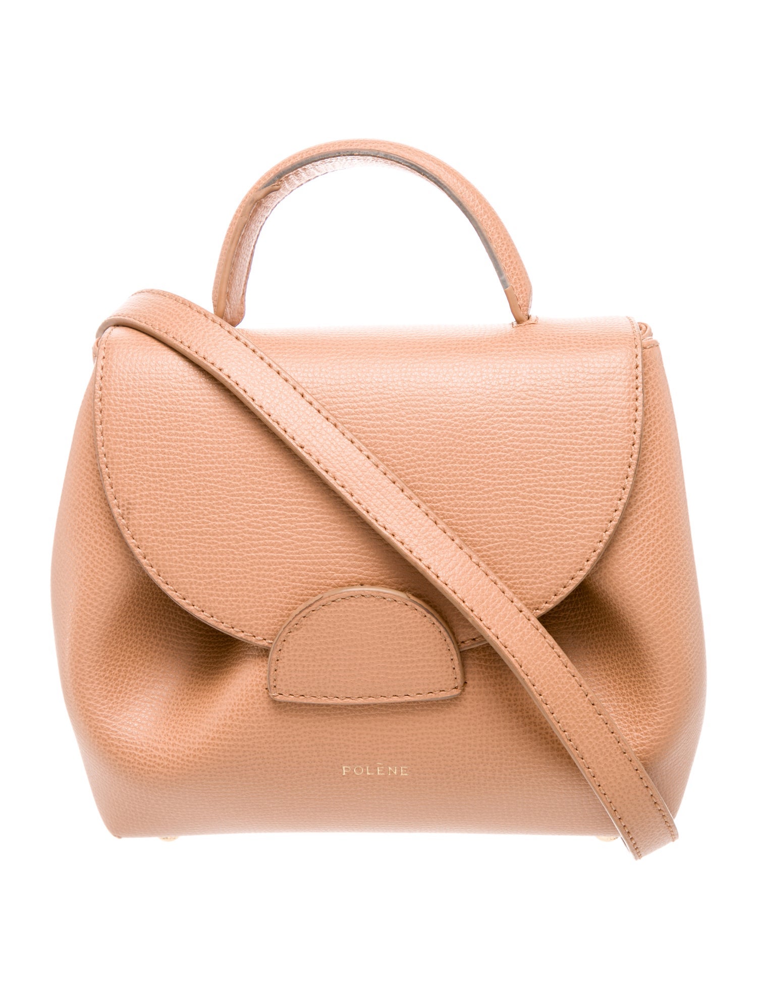Polène Leather Crossbody Bag