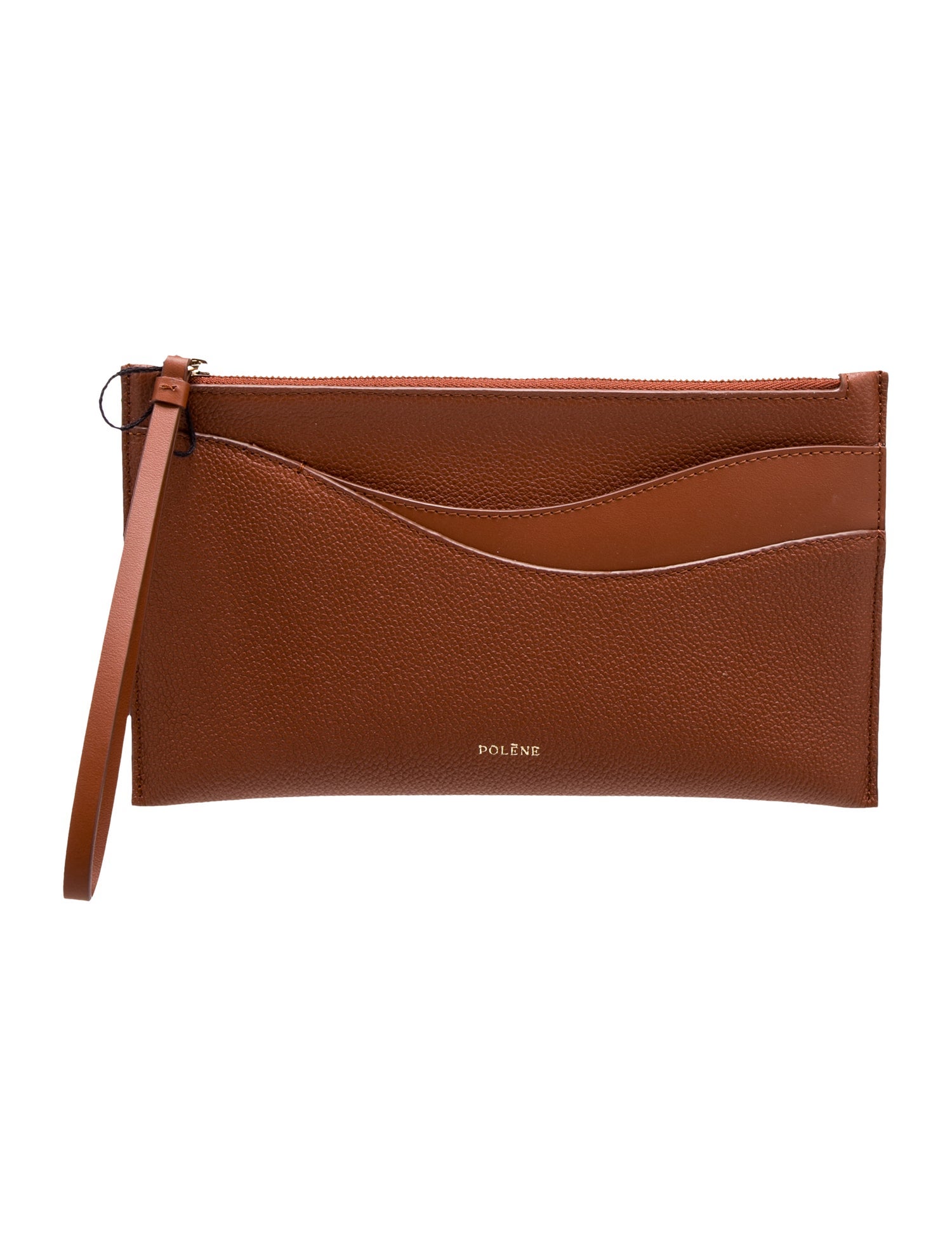 Polène Leather Clutch