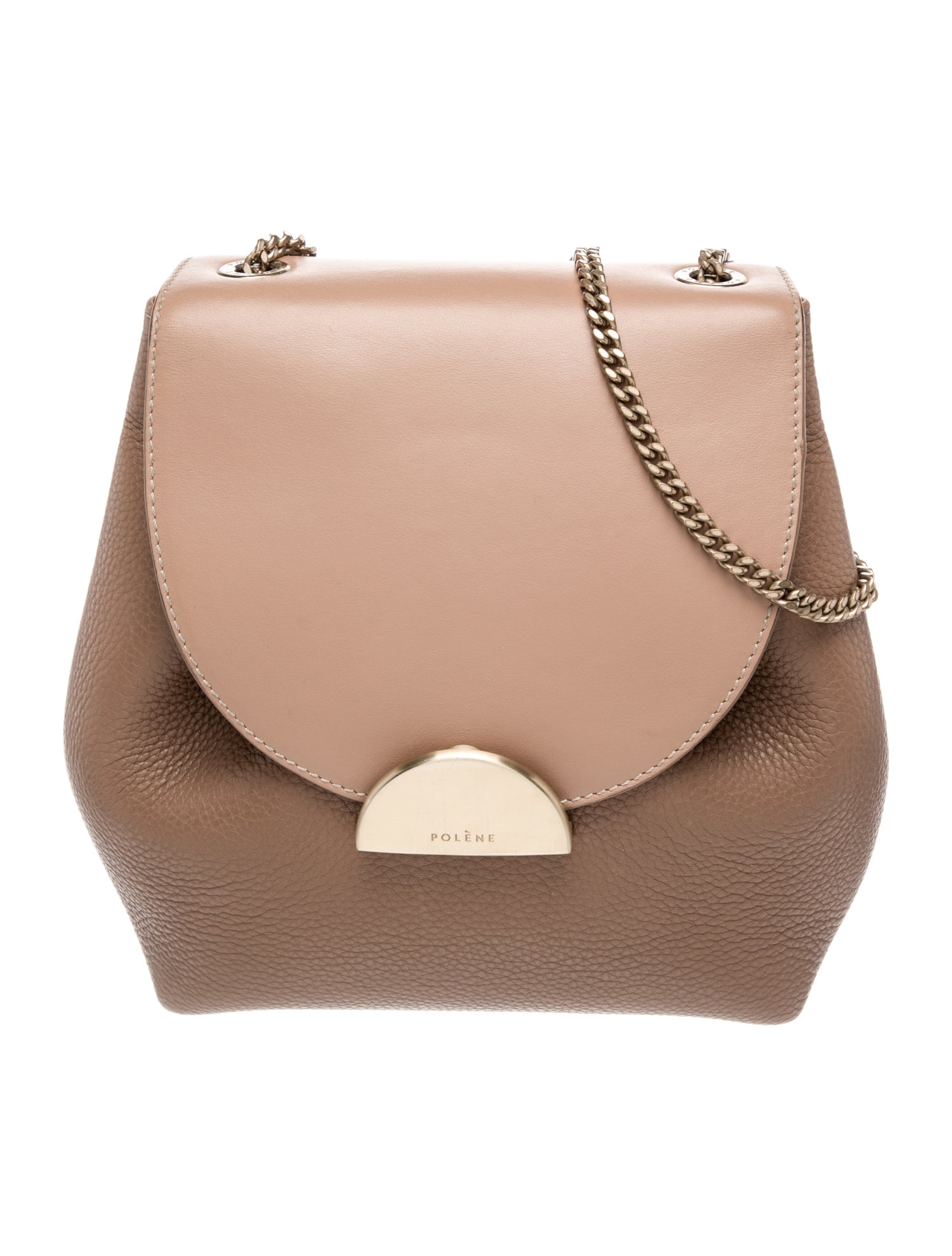 Polène Leather Shoulder Bag