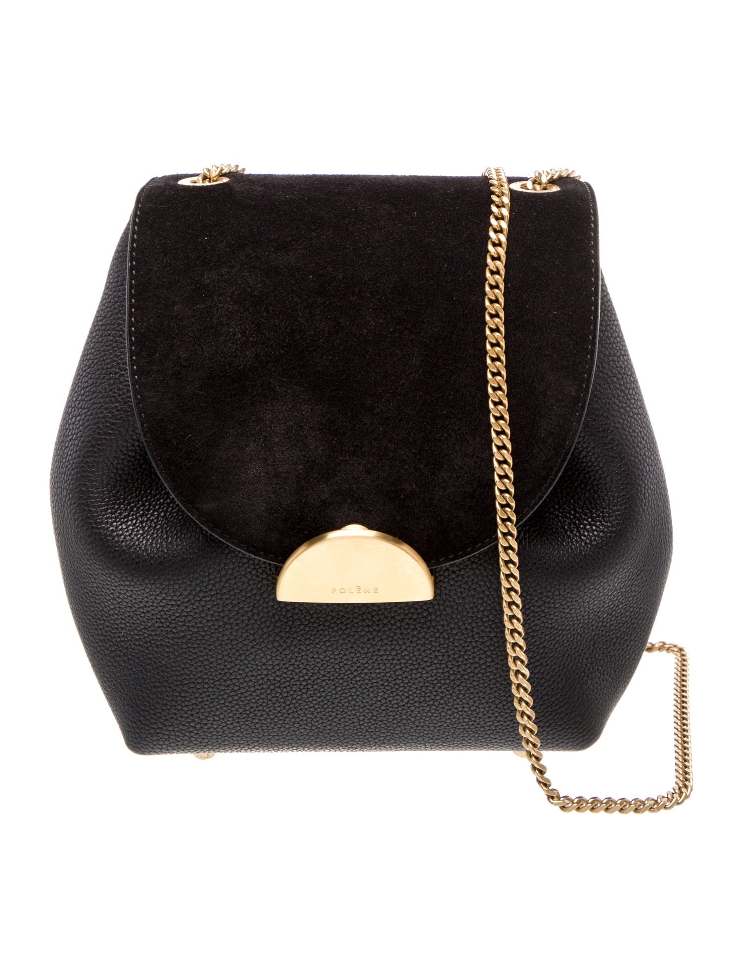 Polène Leather Crossbody Bag