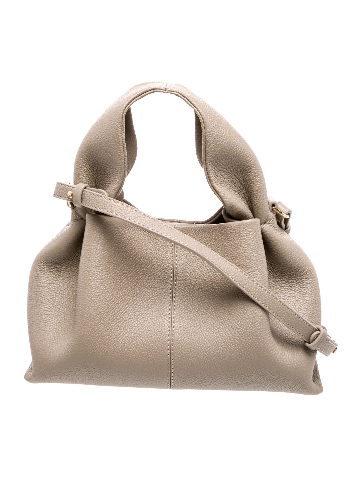 Polène Leather Top Handle Bag
