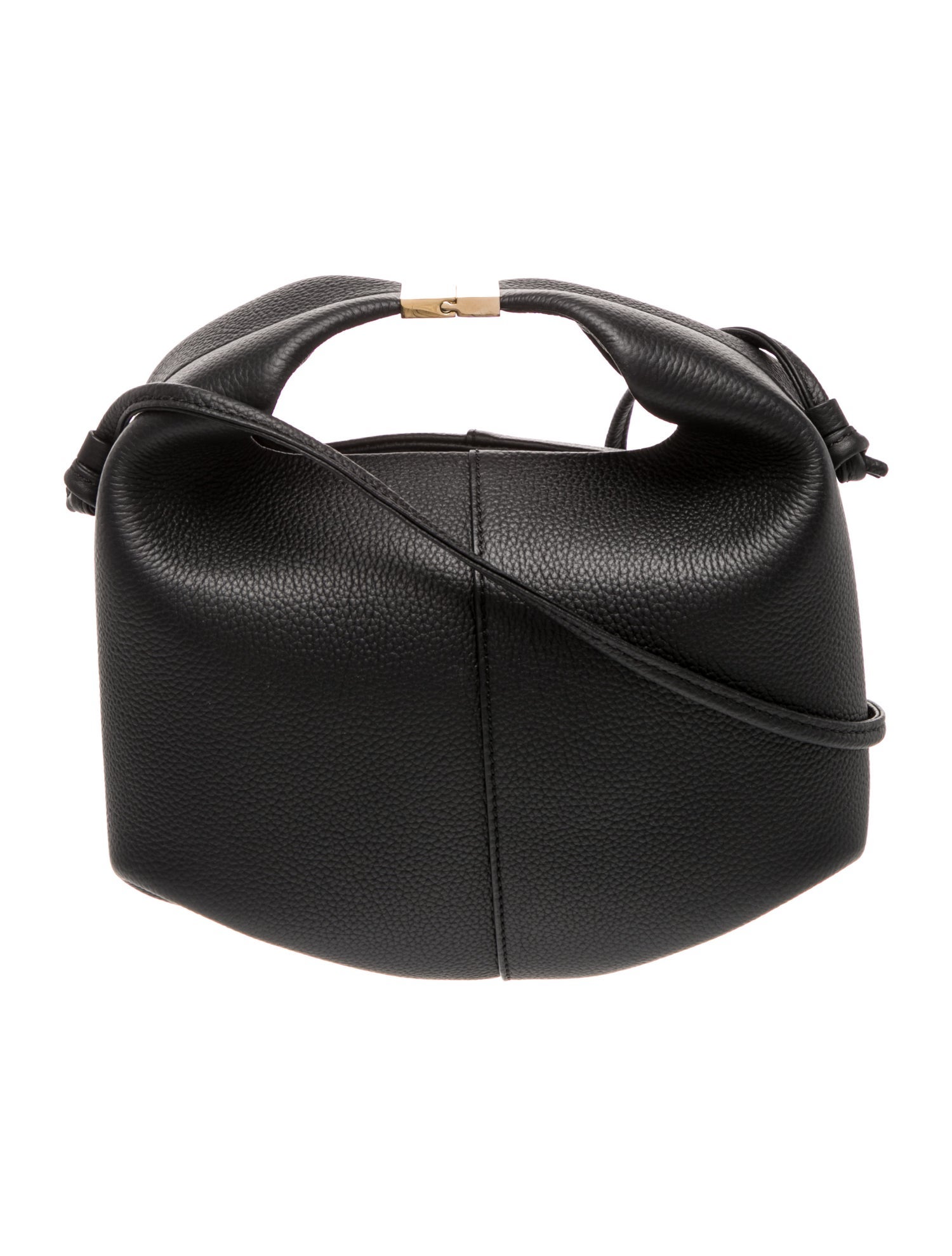 Polène Leather Top Handle Bag
