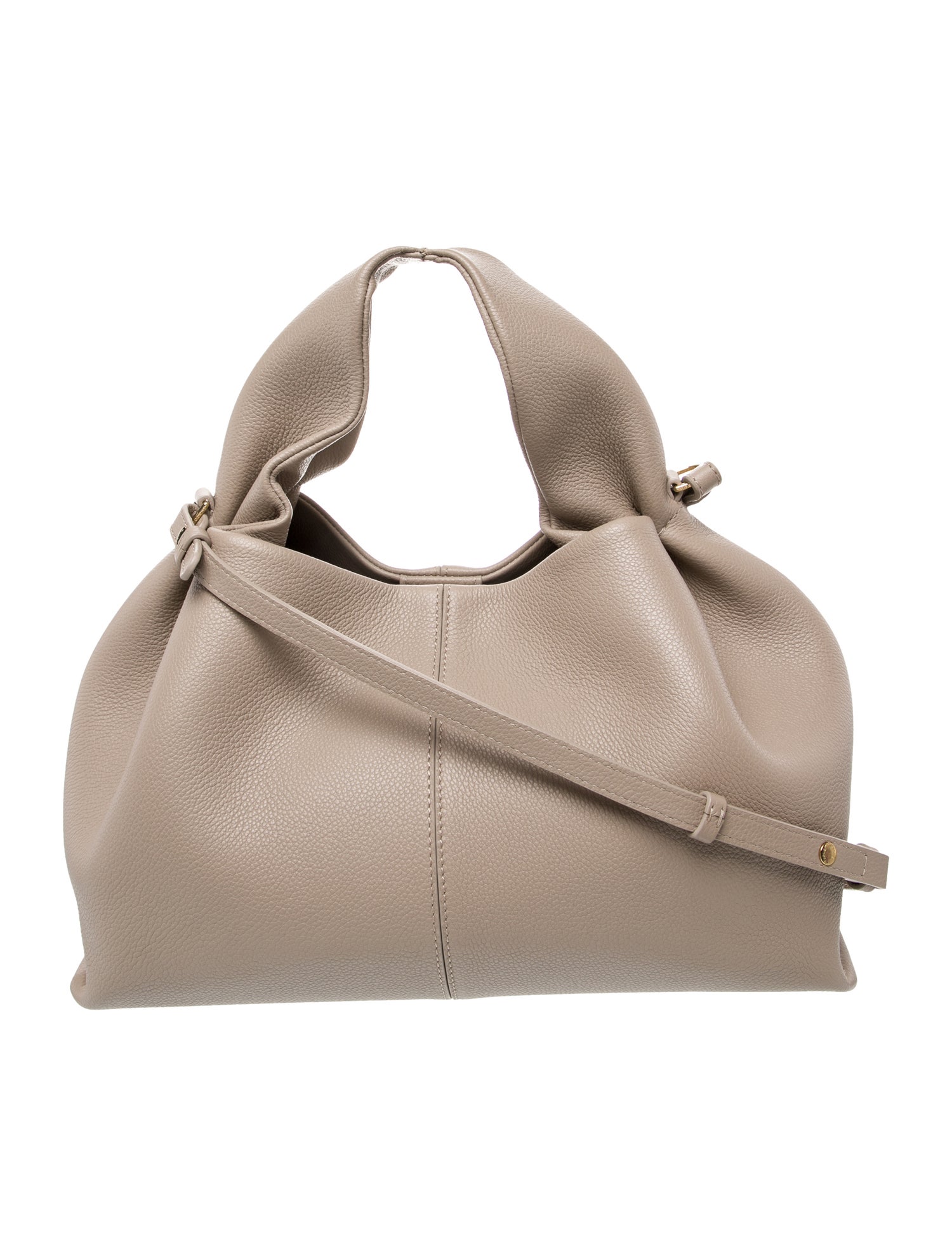 Polène Leather Top Handle Bag