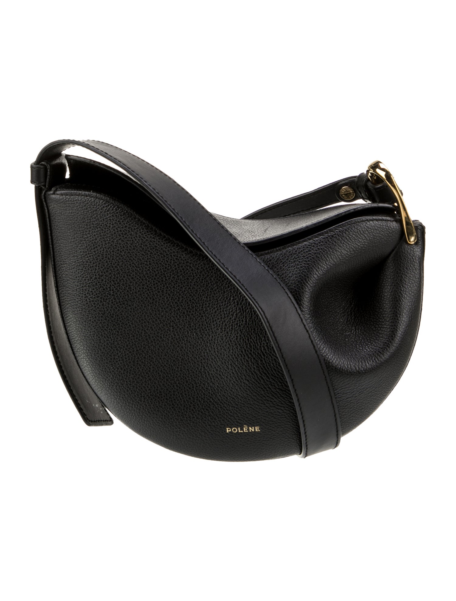 Polène Leather Messenger Bag