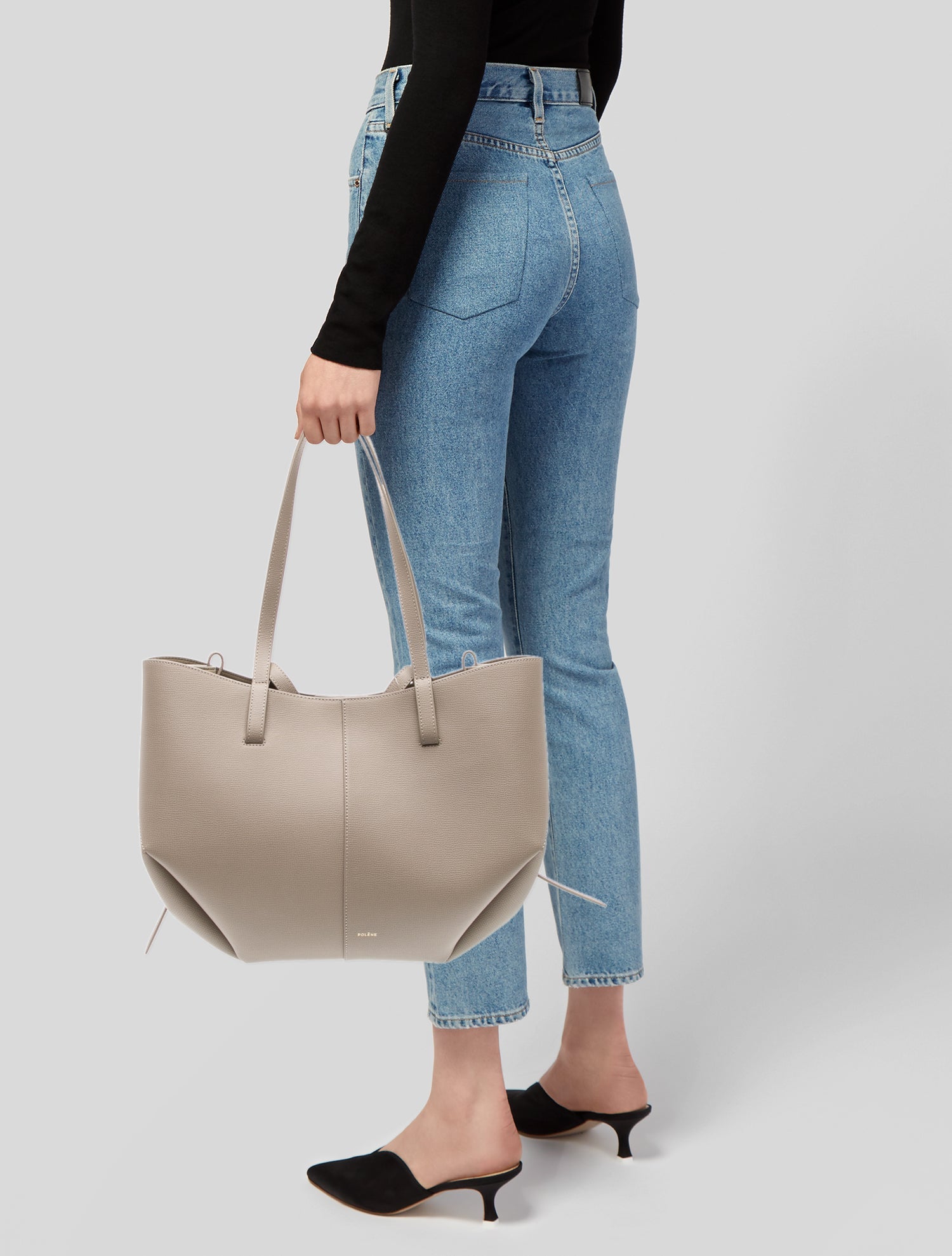 Polène Leather Tote