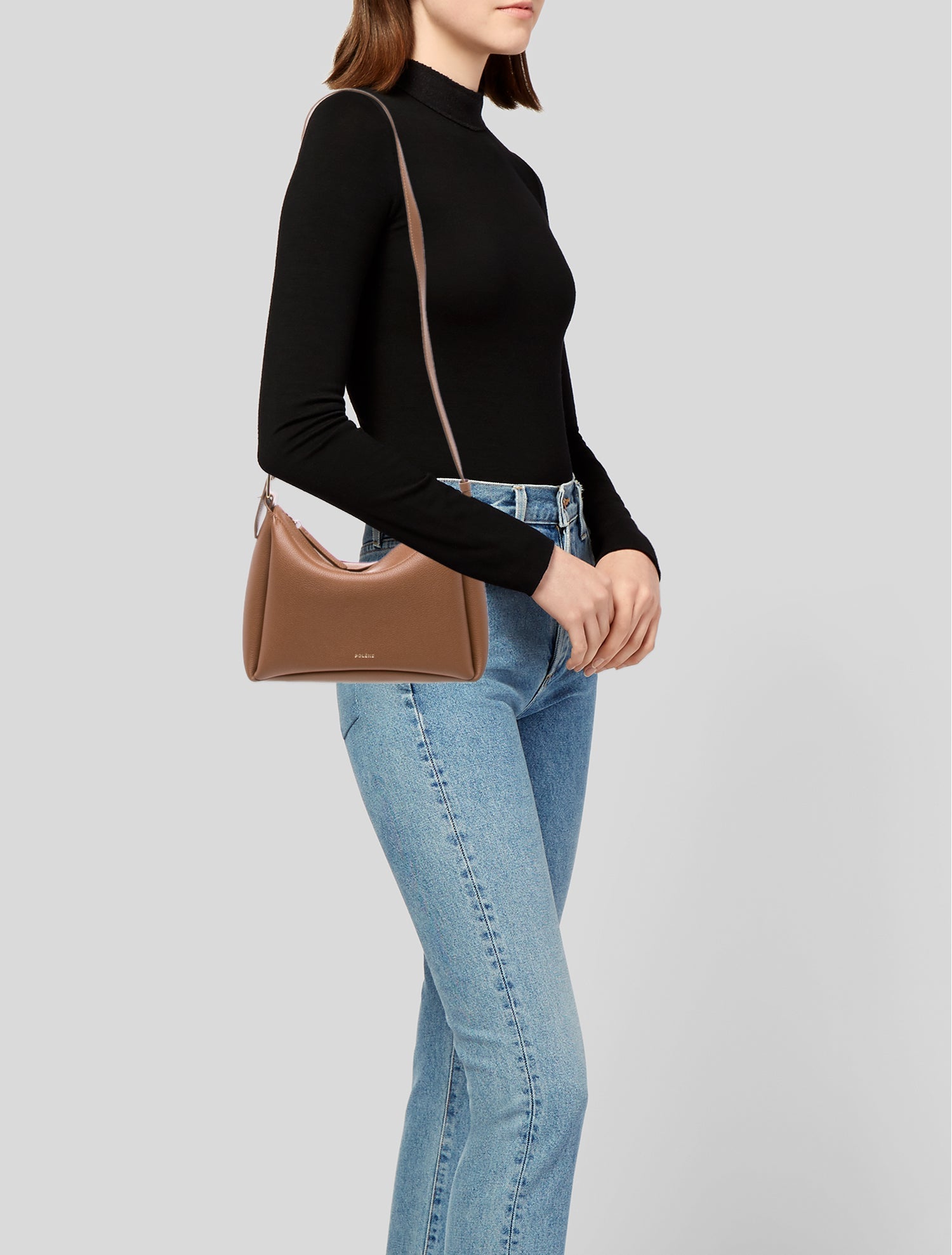 Polène Leather Shoulder Bag