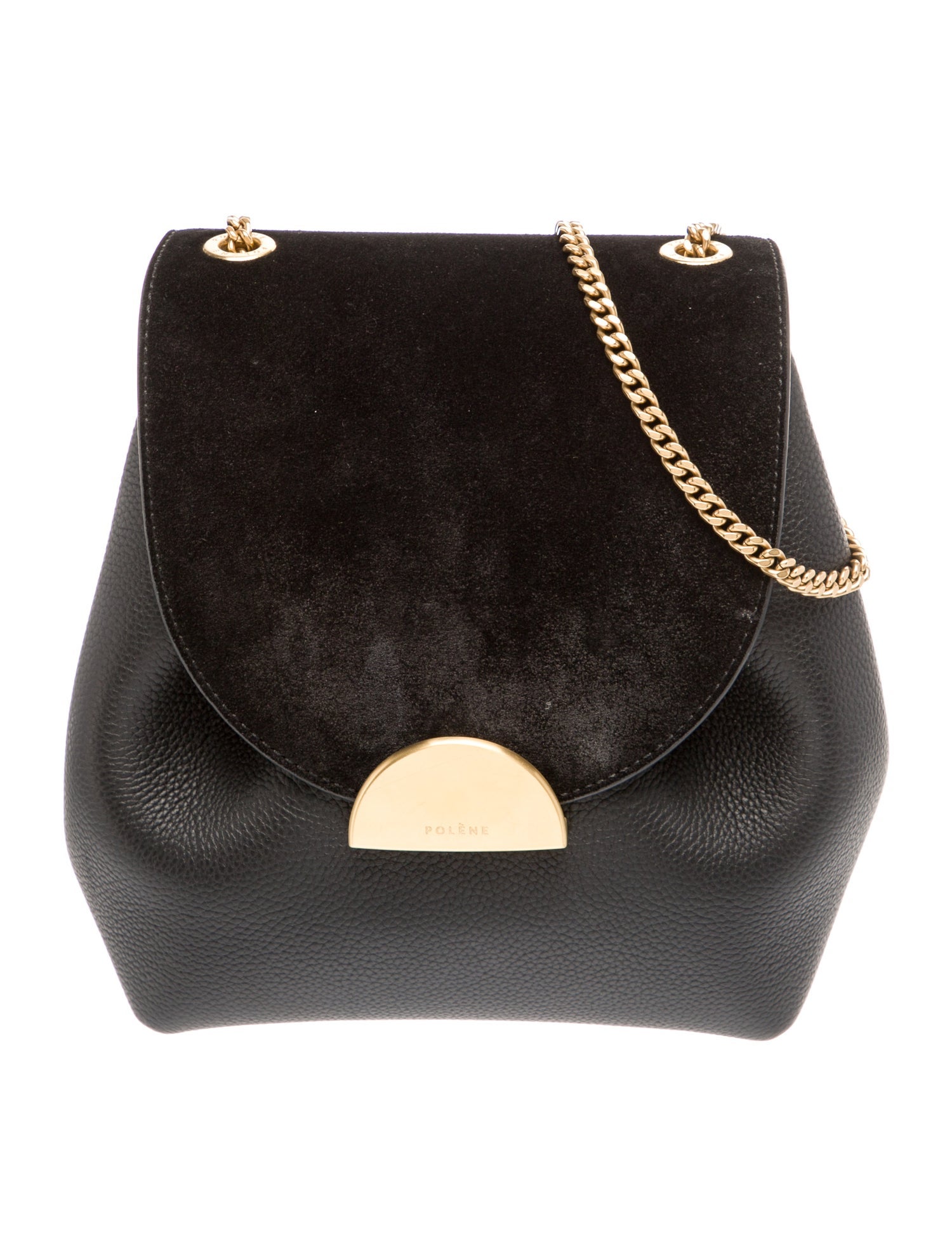Polène Leather Crossbody Bag
